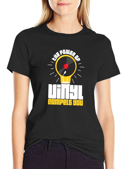 Vinyl Power T-Shirt - Music Lover Tee