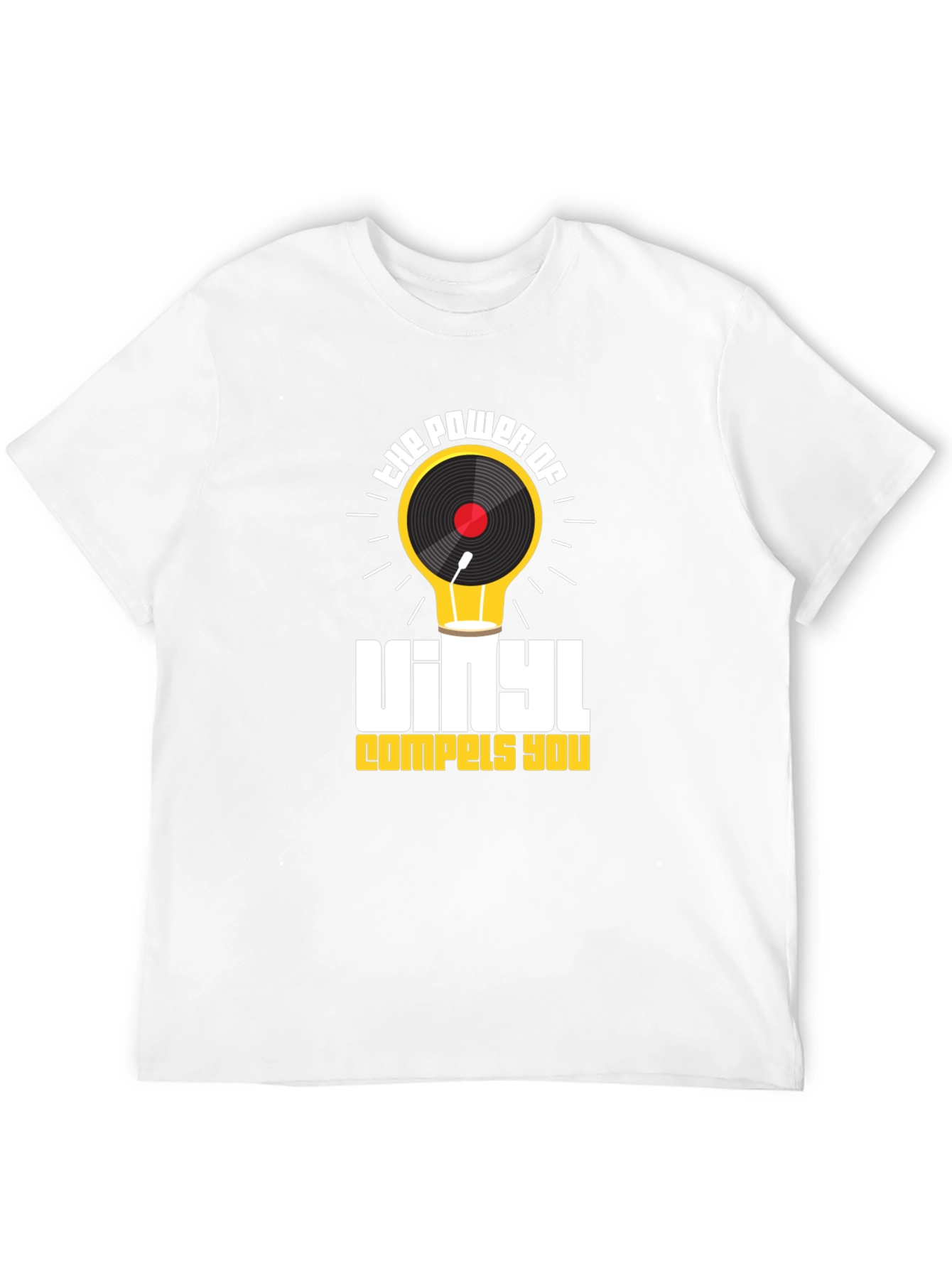 Vinyl Power T-Shirt - Music Lover Tee