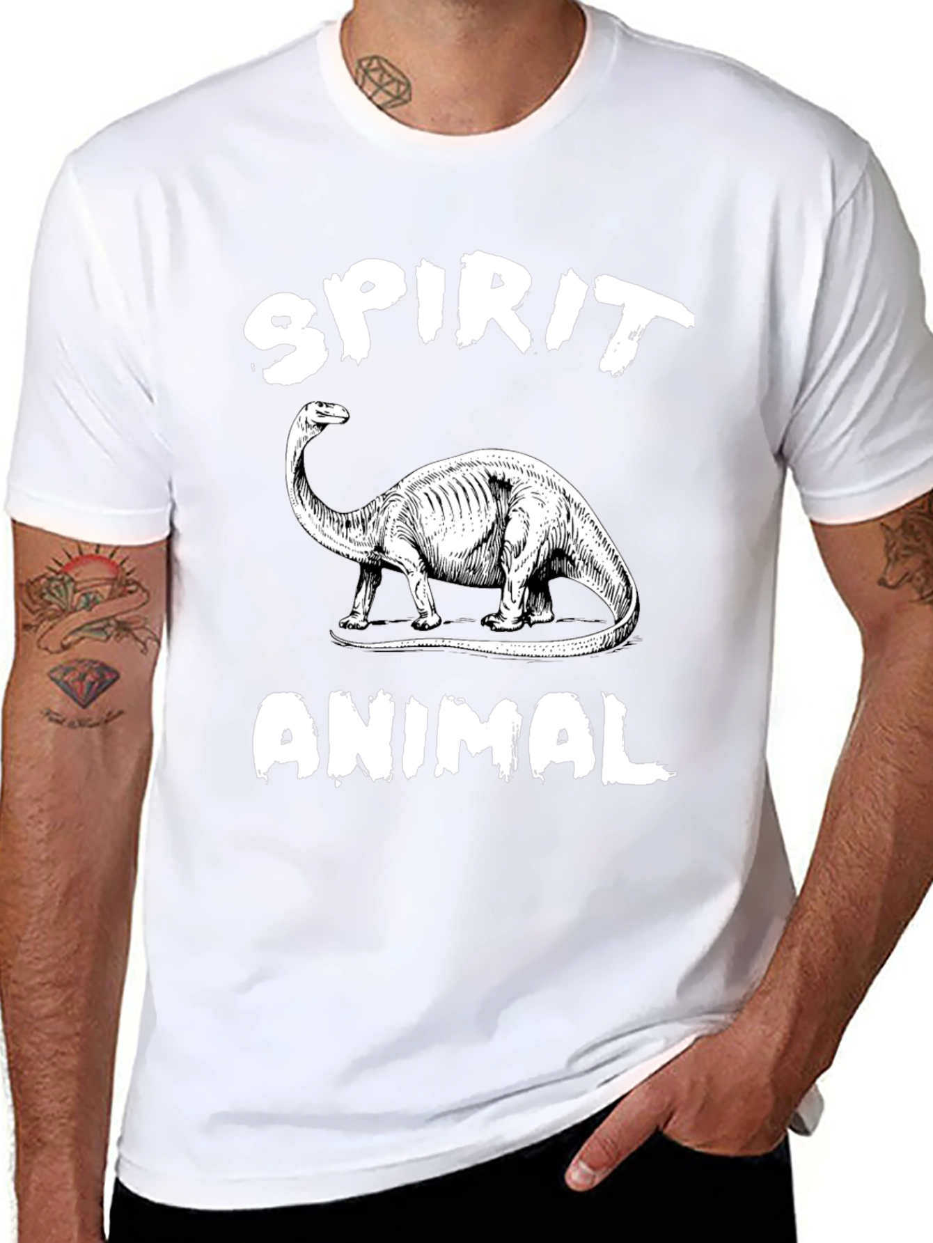 Dinosaur Spirit Animal Graphic T-Shirt