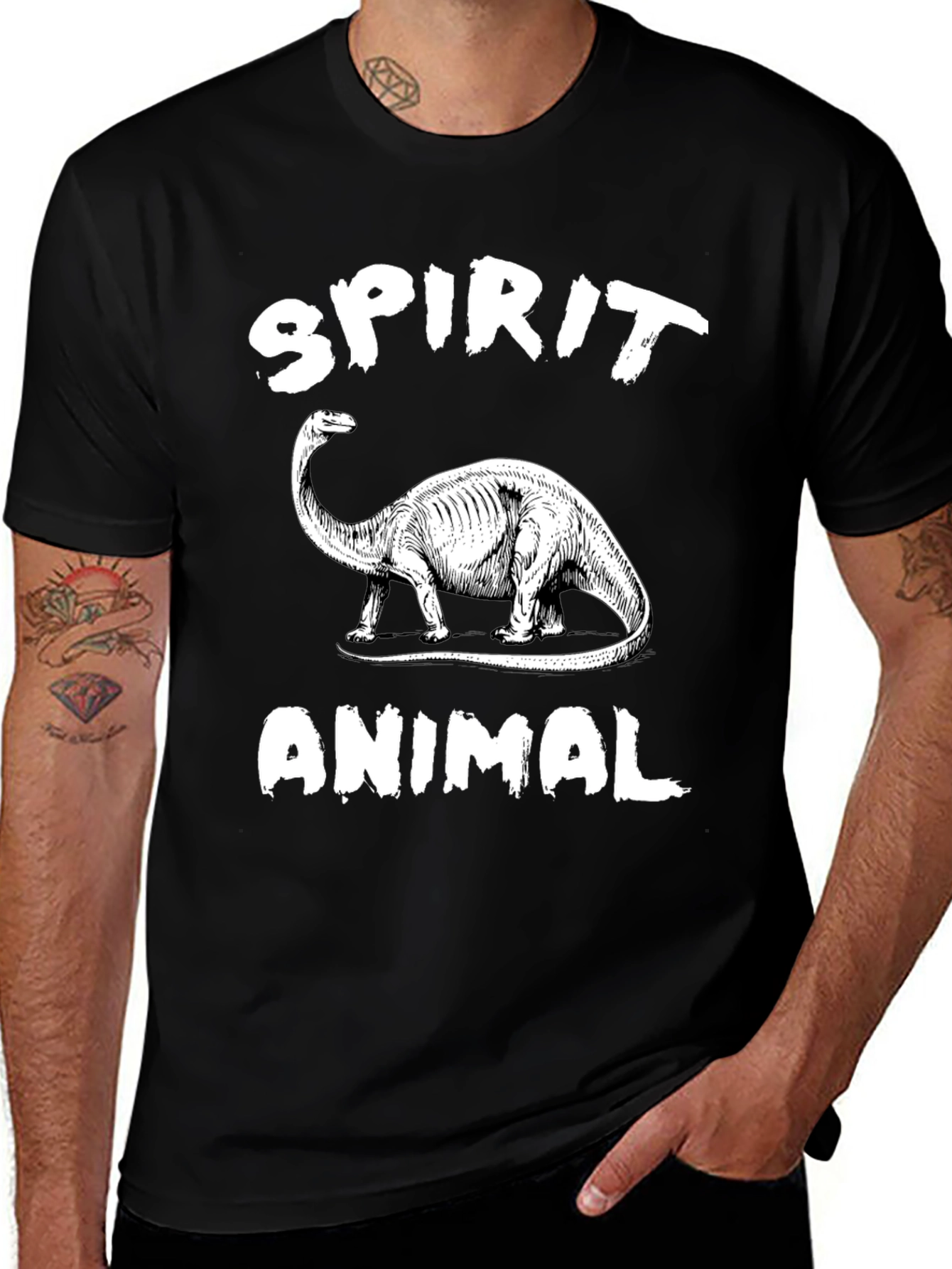 Dinosaur Spirit Animal Graphic T-Shirt