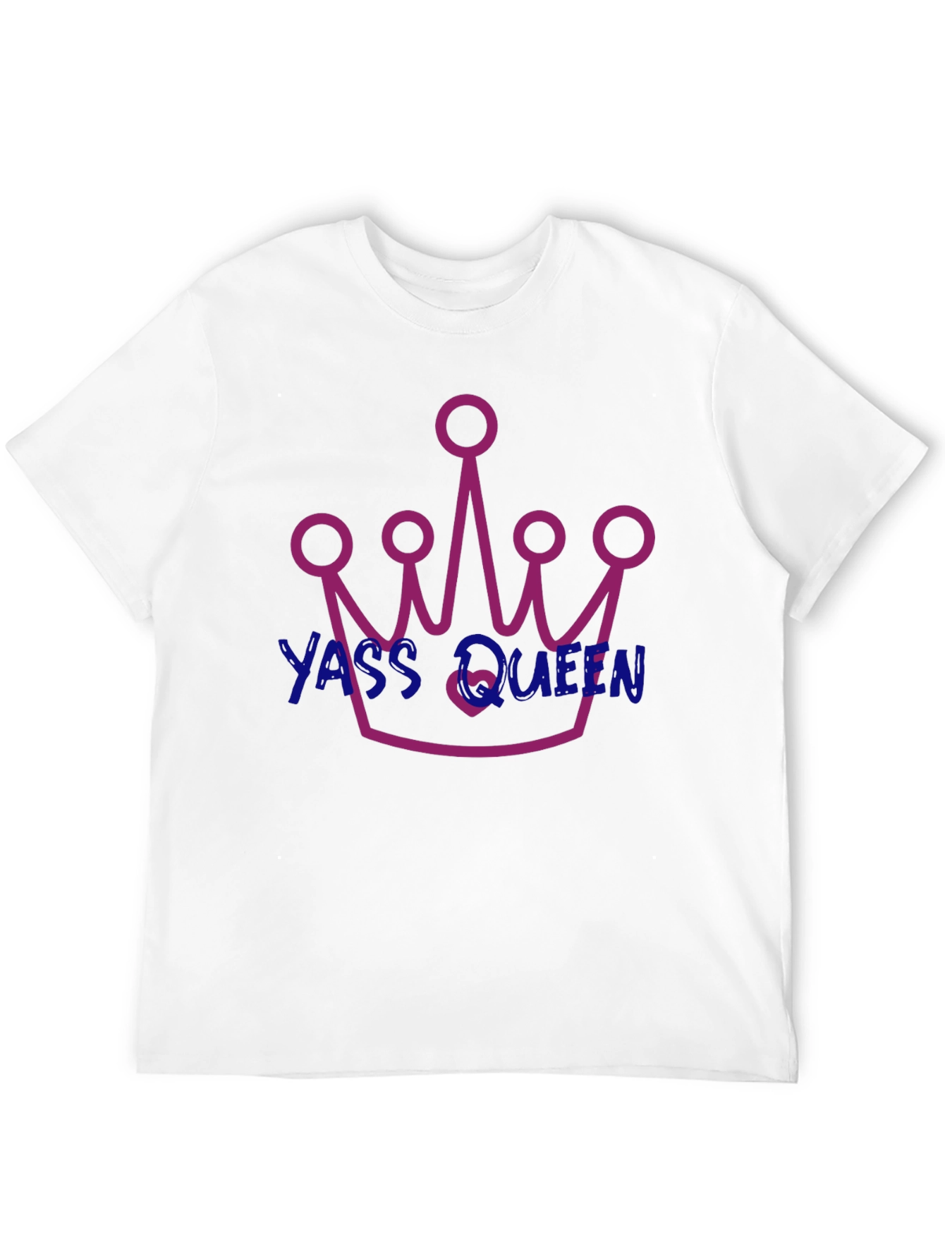 Yass Queen Graphic T-Shirt - Trendy and Fun!