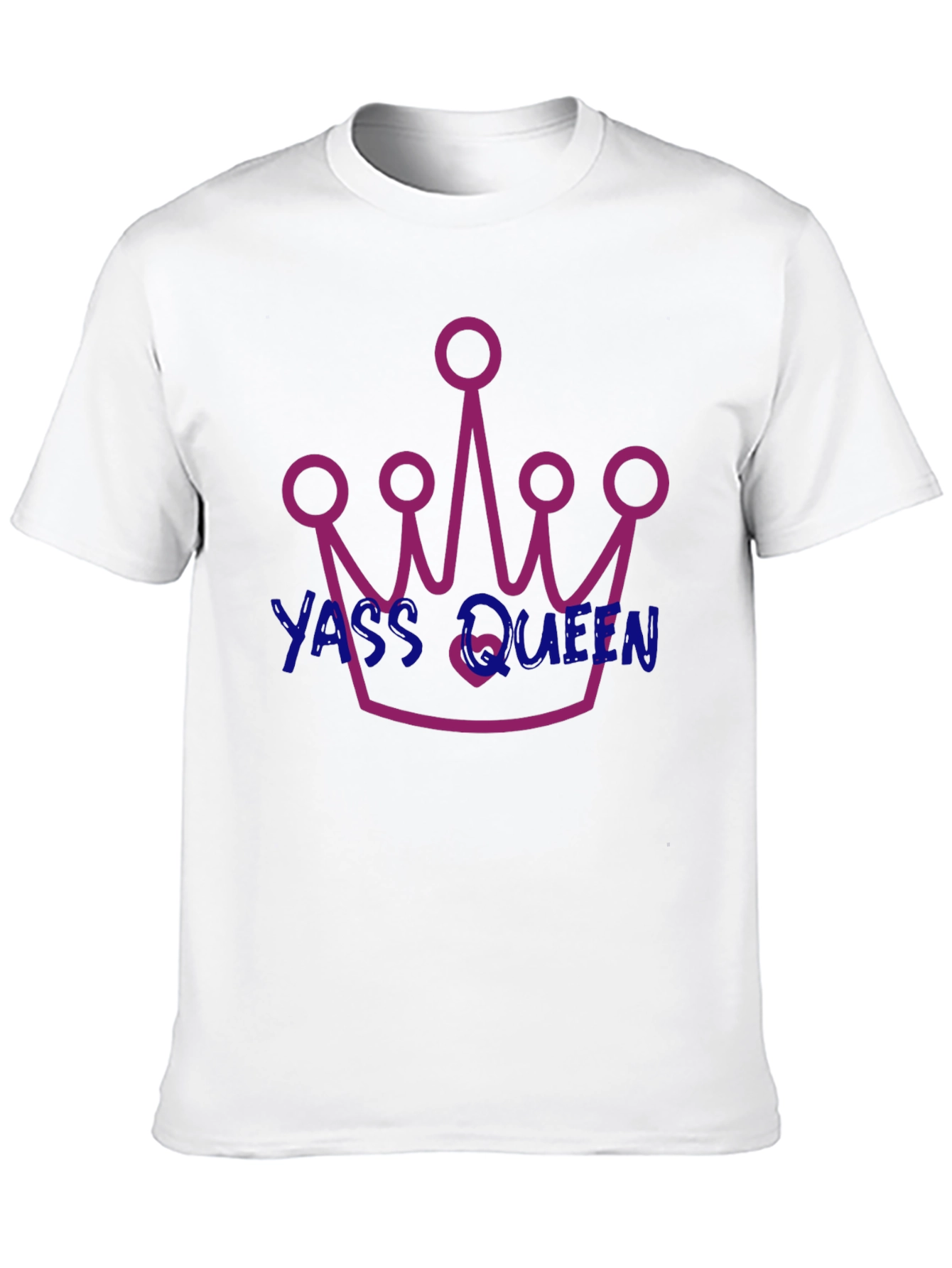 Yass Queen Graphic T-Shirt - Trendy and Fun!