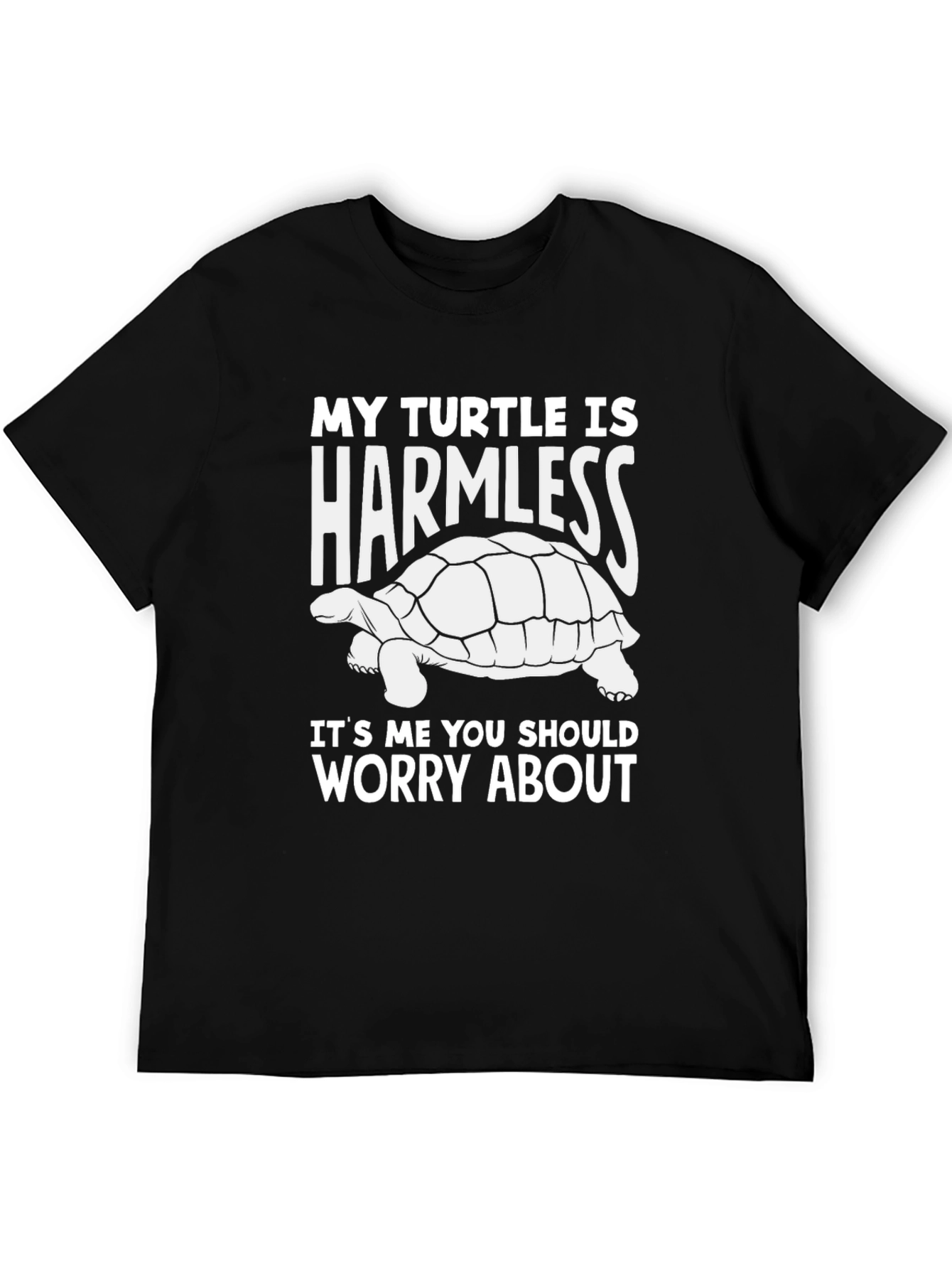 Harmless Turtle Graphic Tee - Funny Animal Lover Shirt