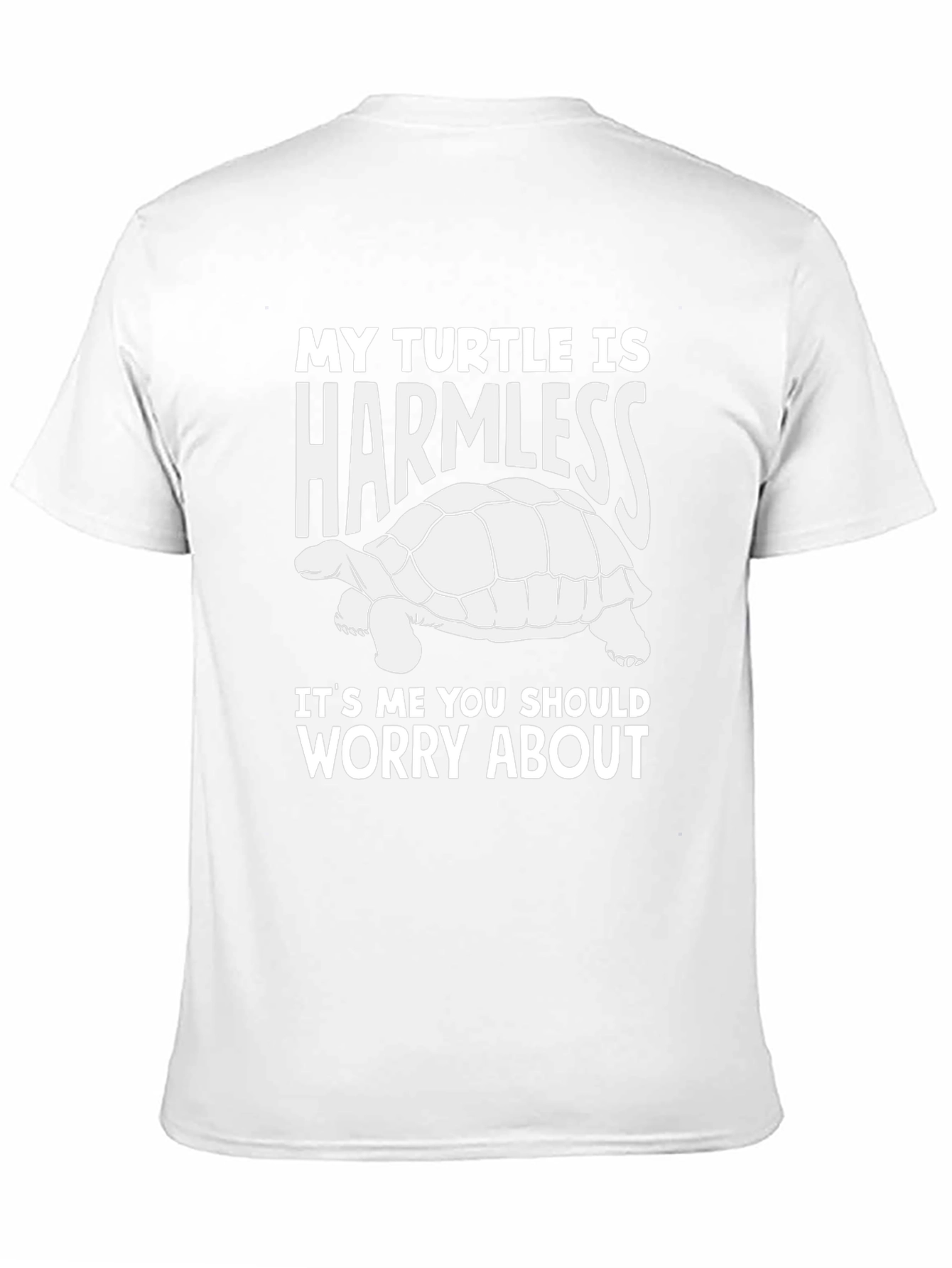 Harmless Turtle Graphic Tee - Funny Animal Lover Shirt