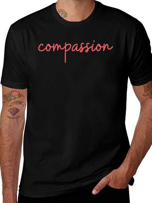 Compassion Script Tee - Soft Cotton Blend