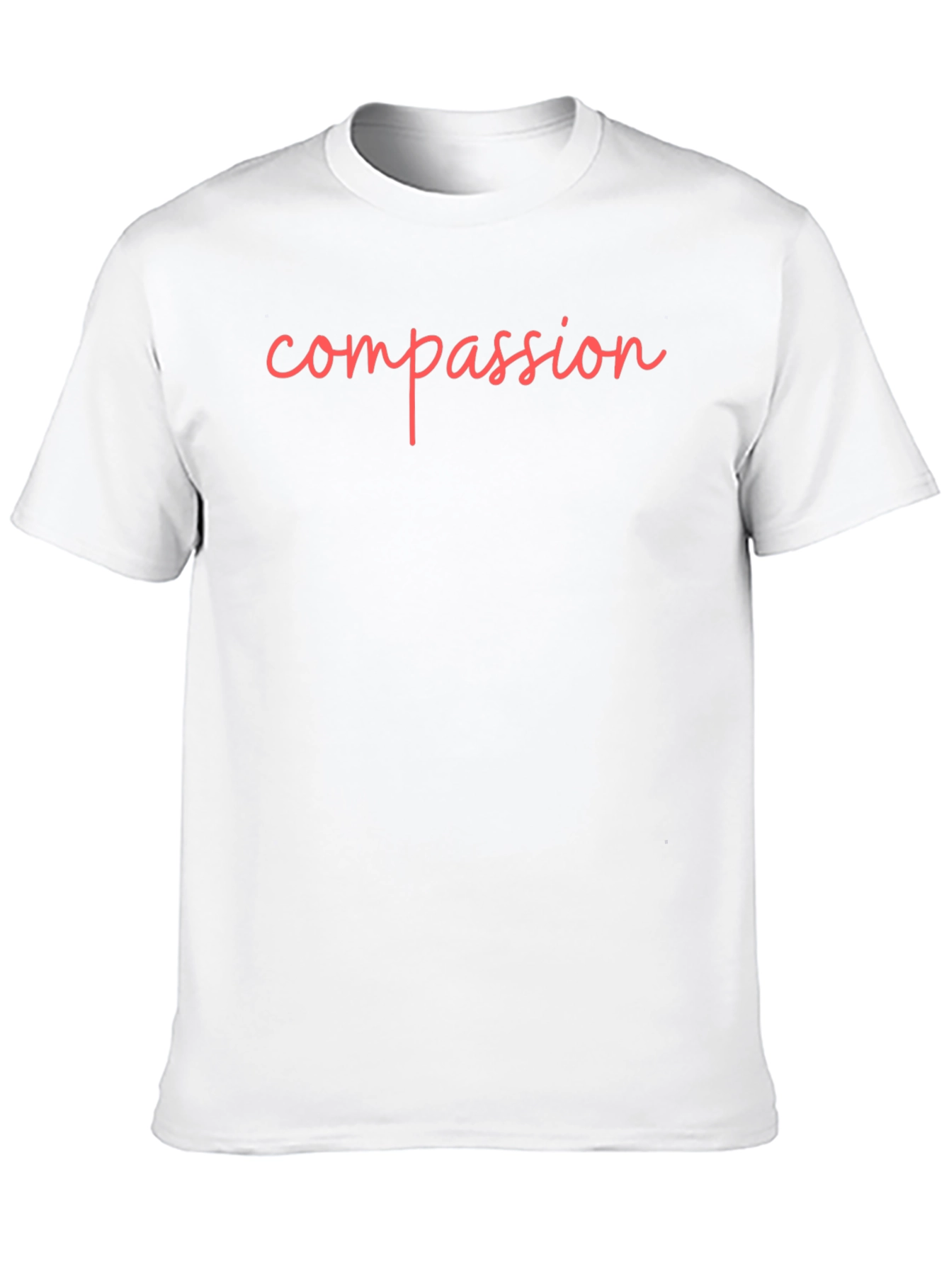 Compassion Script Tee - Soft Cotton Blend