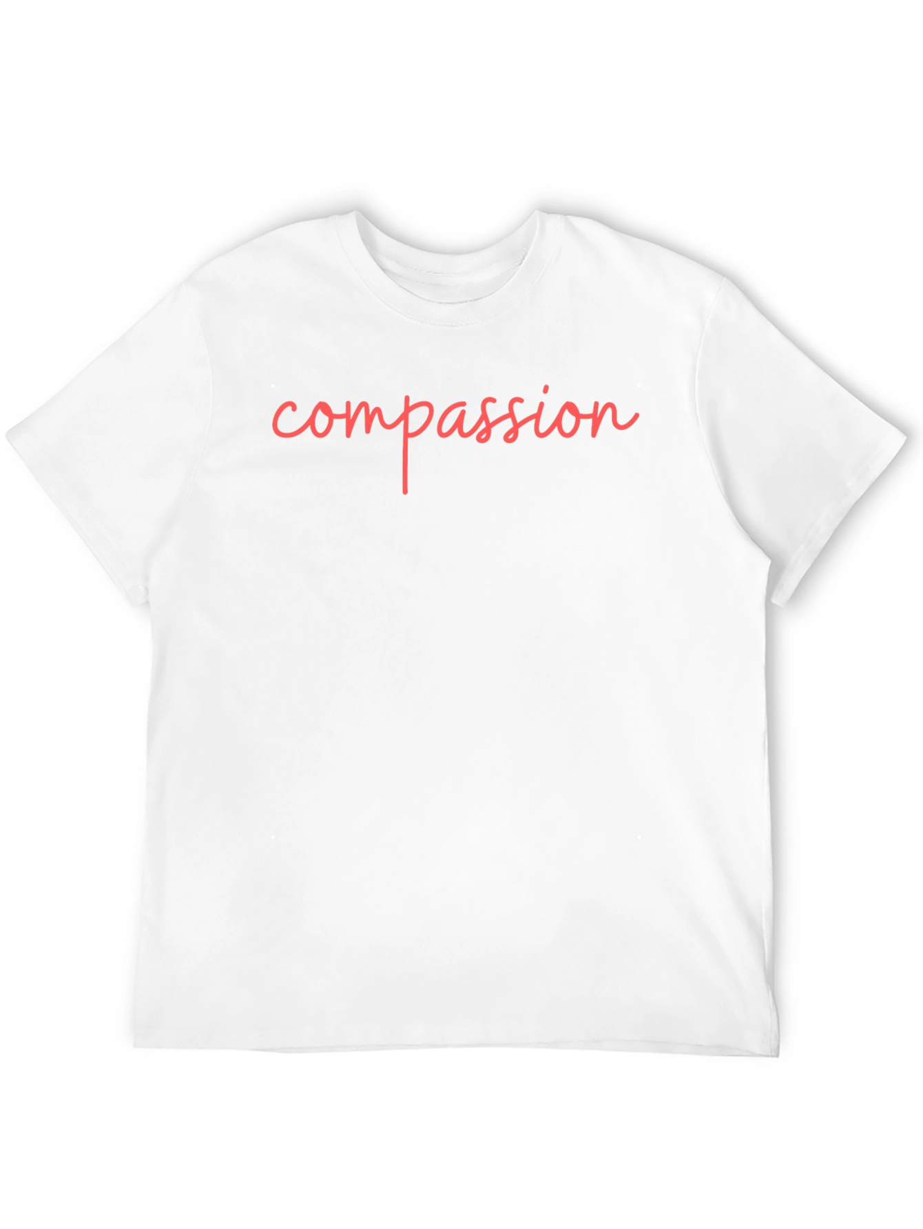 Compassion Script Tee - Soft Cotton Blend