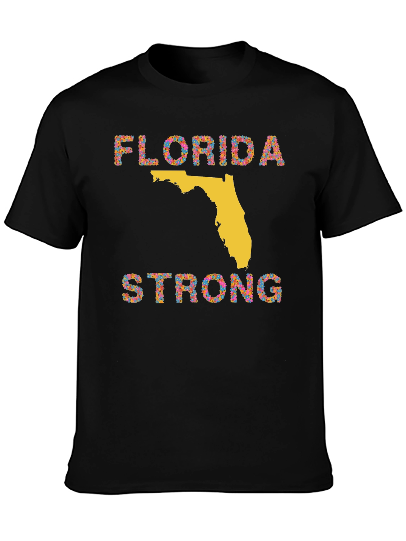 Florida Strong Graphic T-Shirt - Black