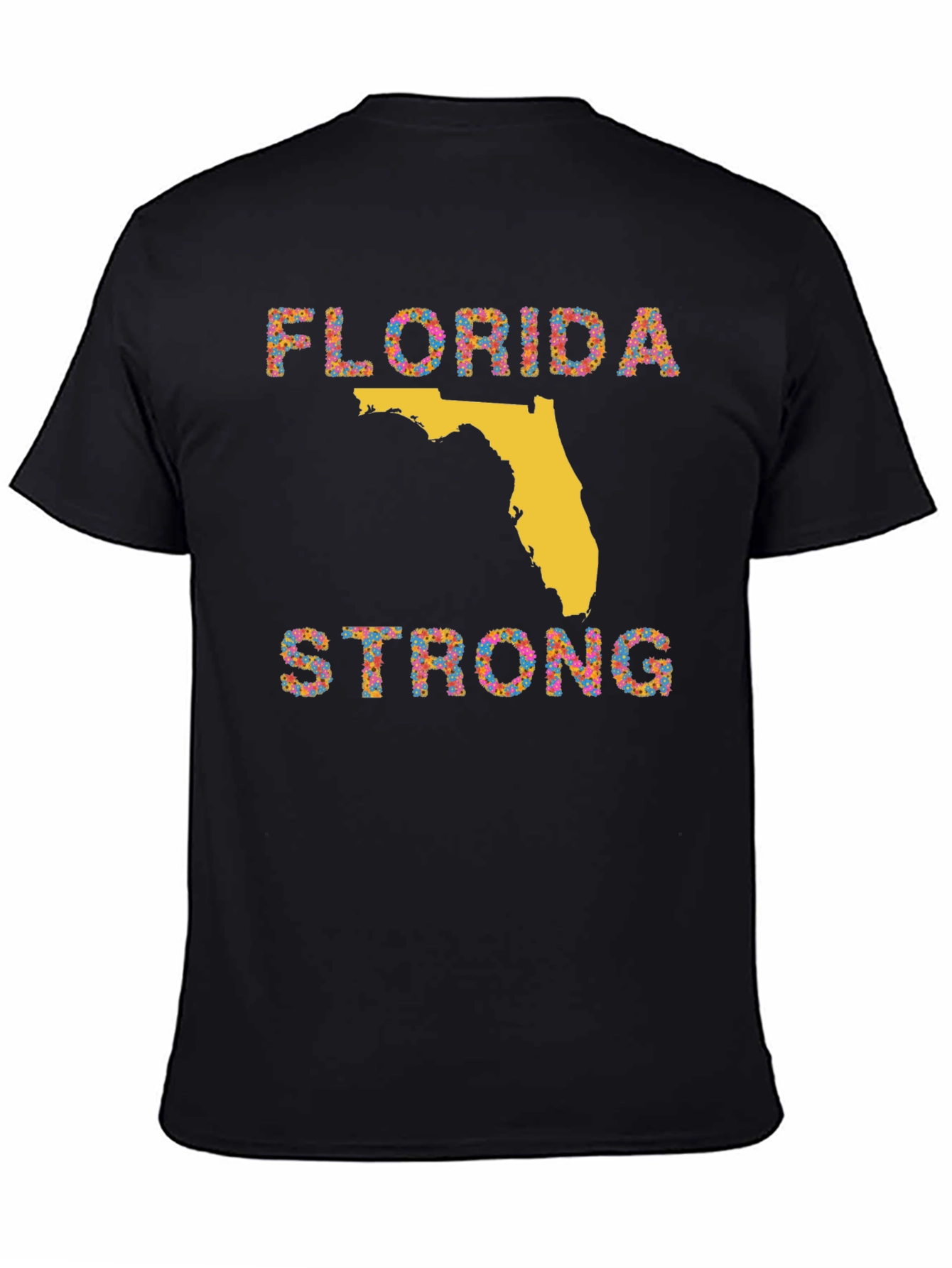 Florida Strong Graphic T-Shirt - Black