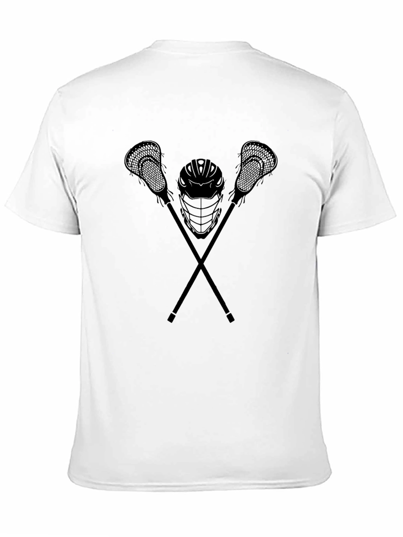 Lacrosse Helmet & Sticks Graphic Tee