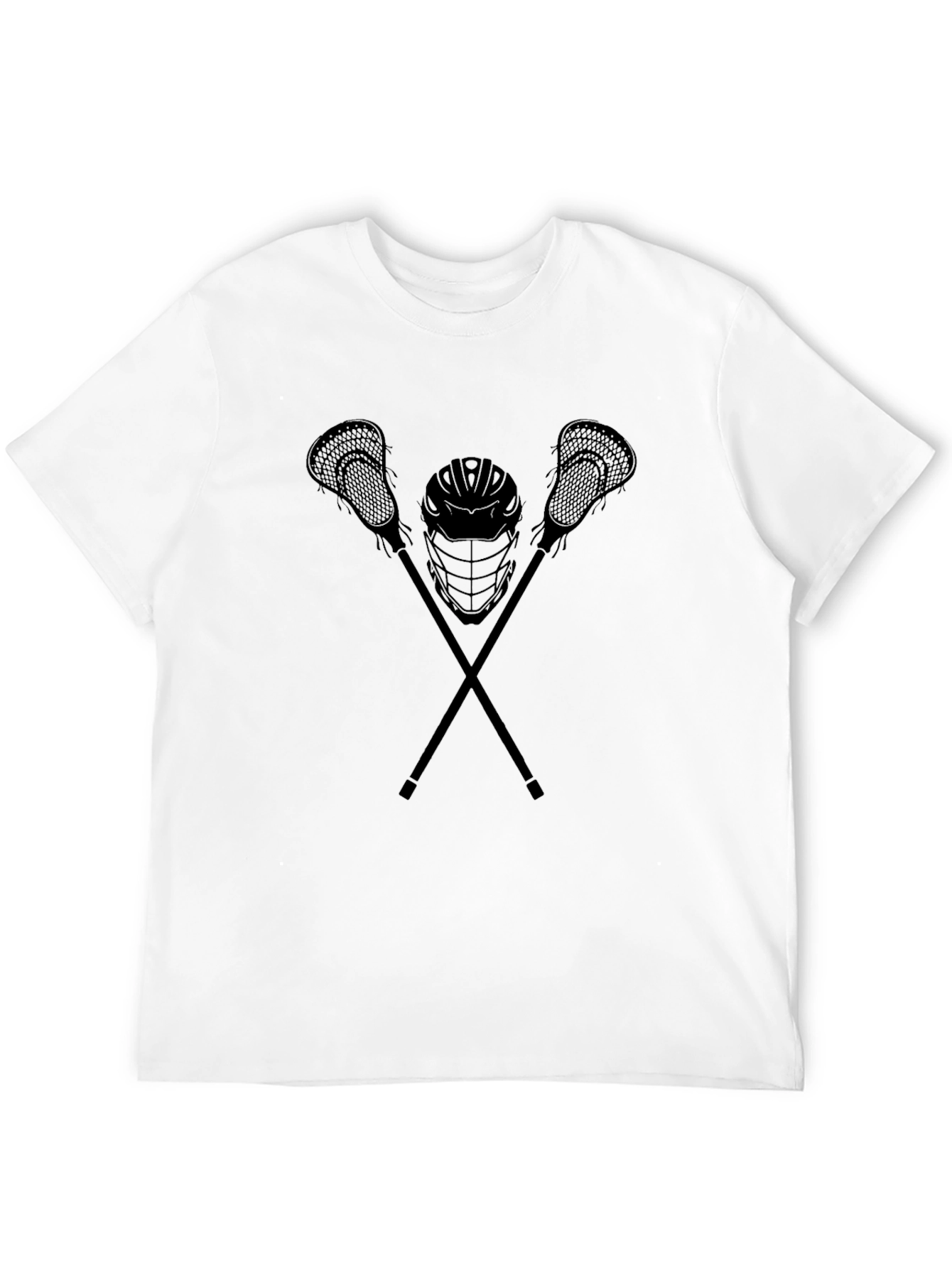 Lacrosse Helmet & Sticks Graphic Tee