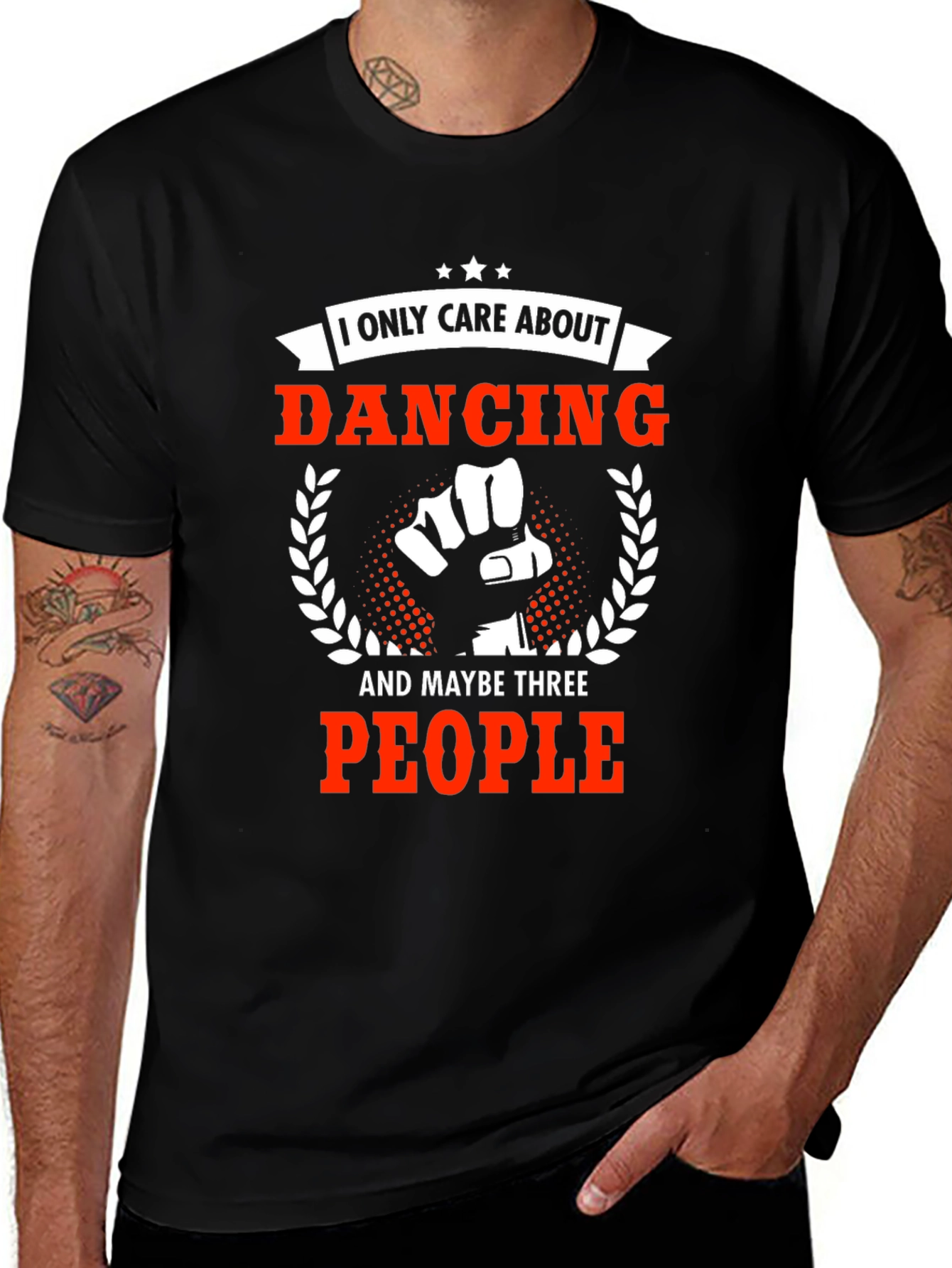 Dancing Lover Graphic T-Shirt - Black