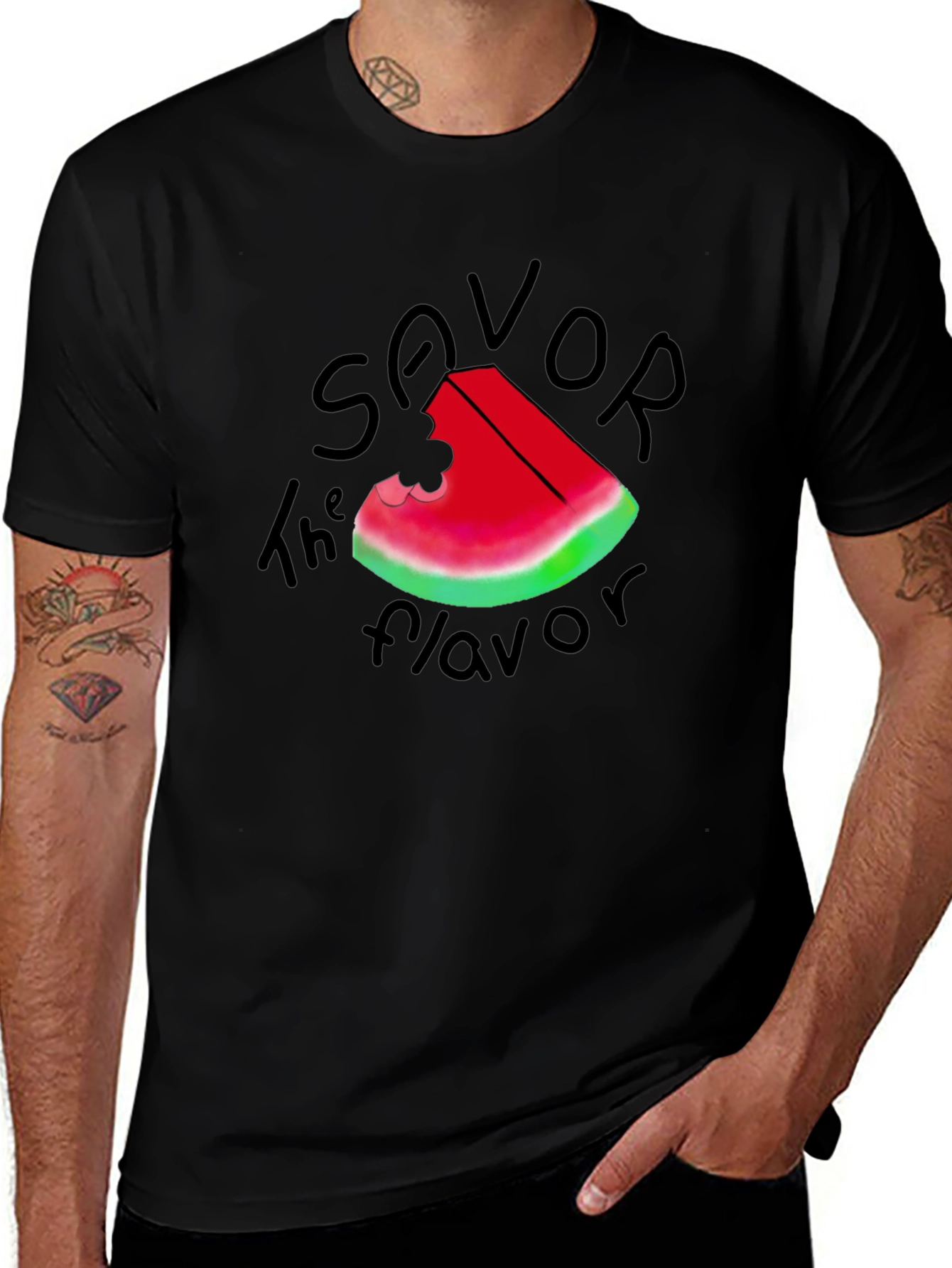 Savor the Flavor Watermelon Graphic Tee