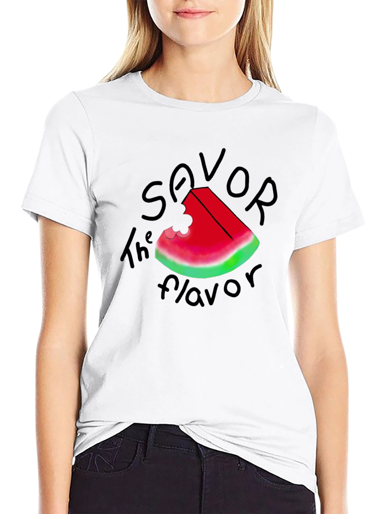 Savor the Flavor Watermelon Graphic Tee