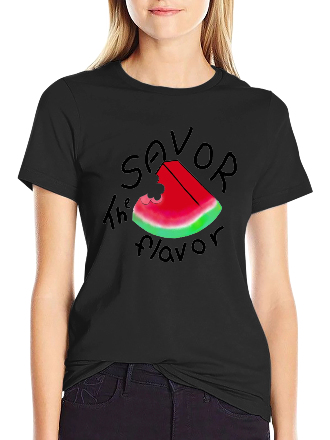 Savor the Flavor Watermelon Graphic Tee