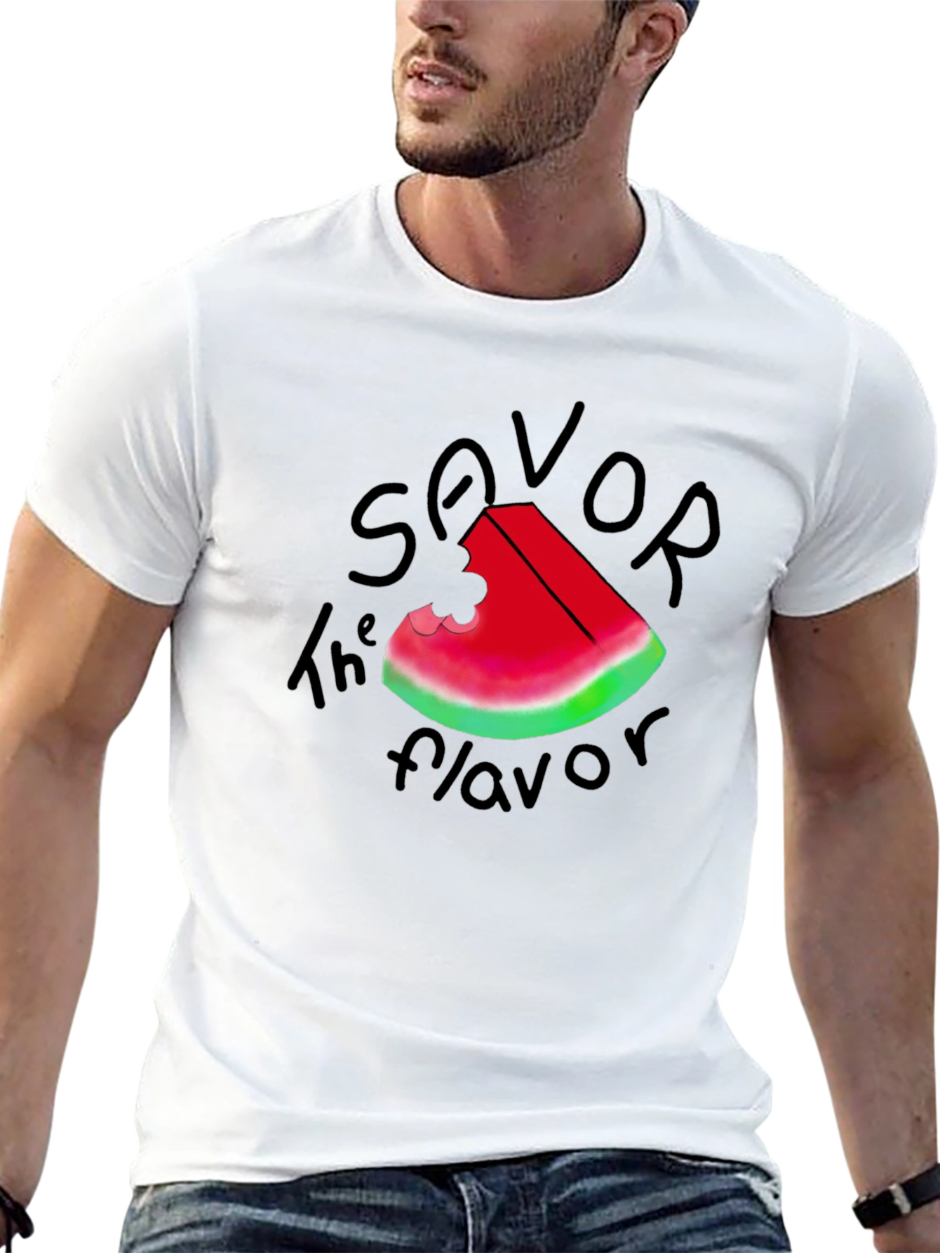 Savor the Flavor Watermelon Graphic Tee