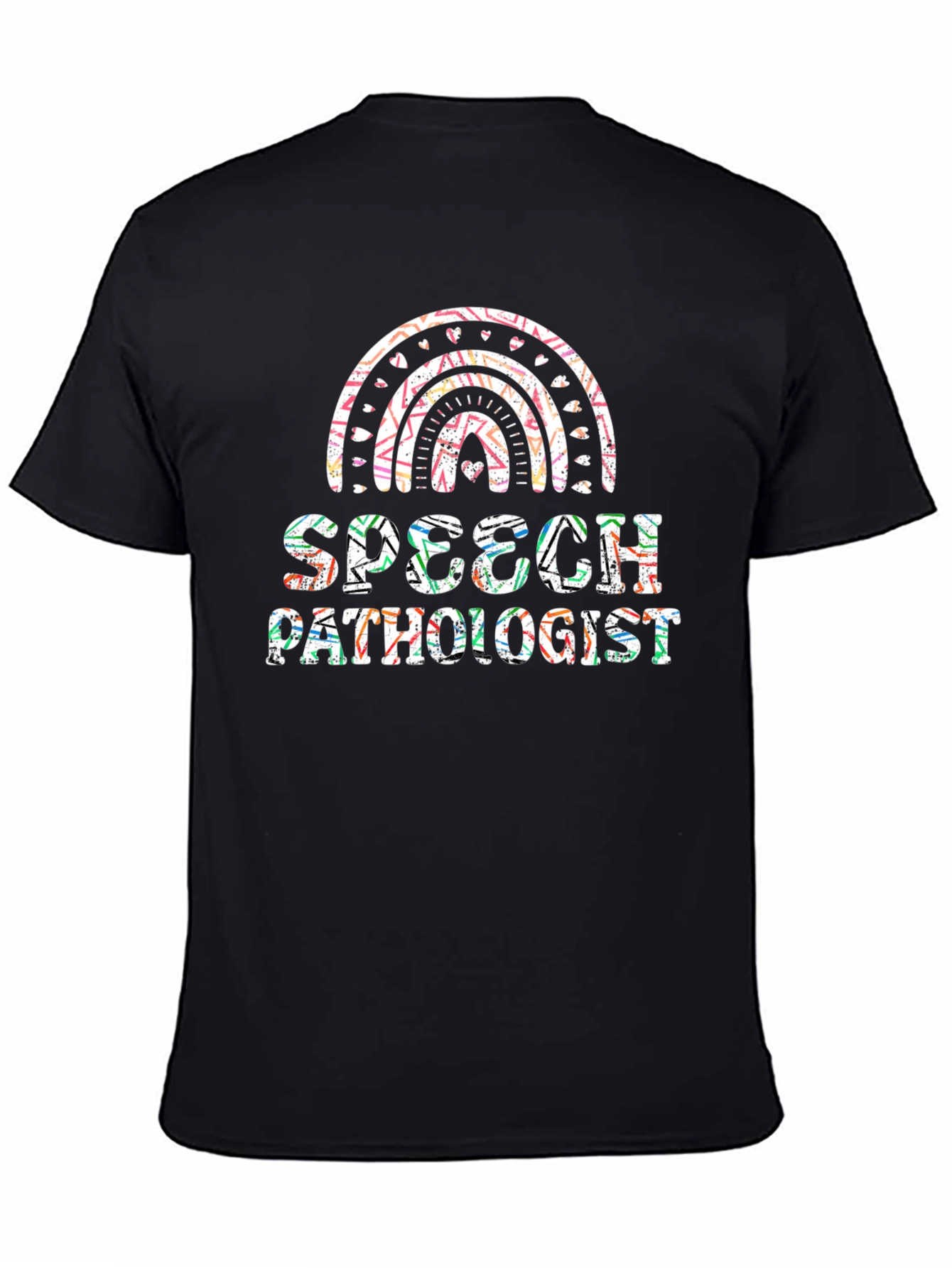 Speech Pathologist Rainbow Graphic Tee