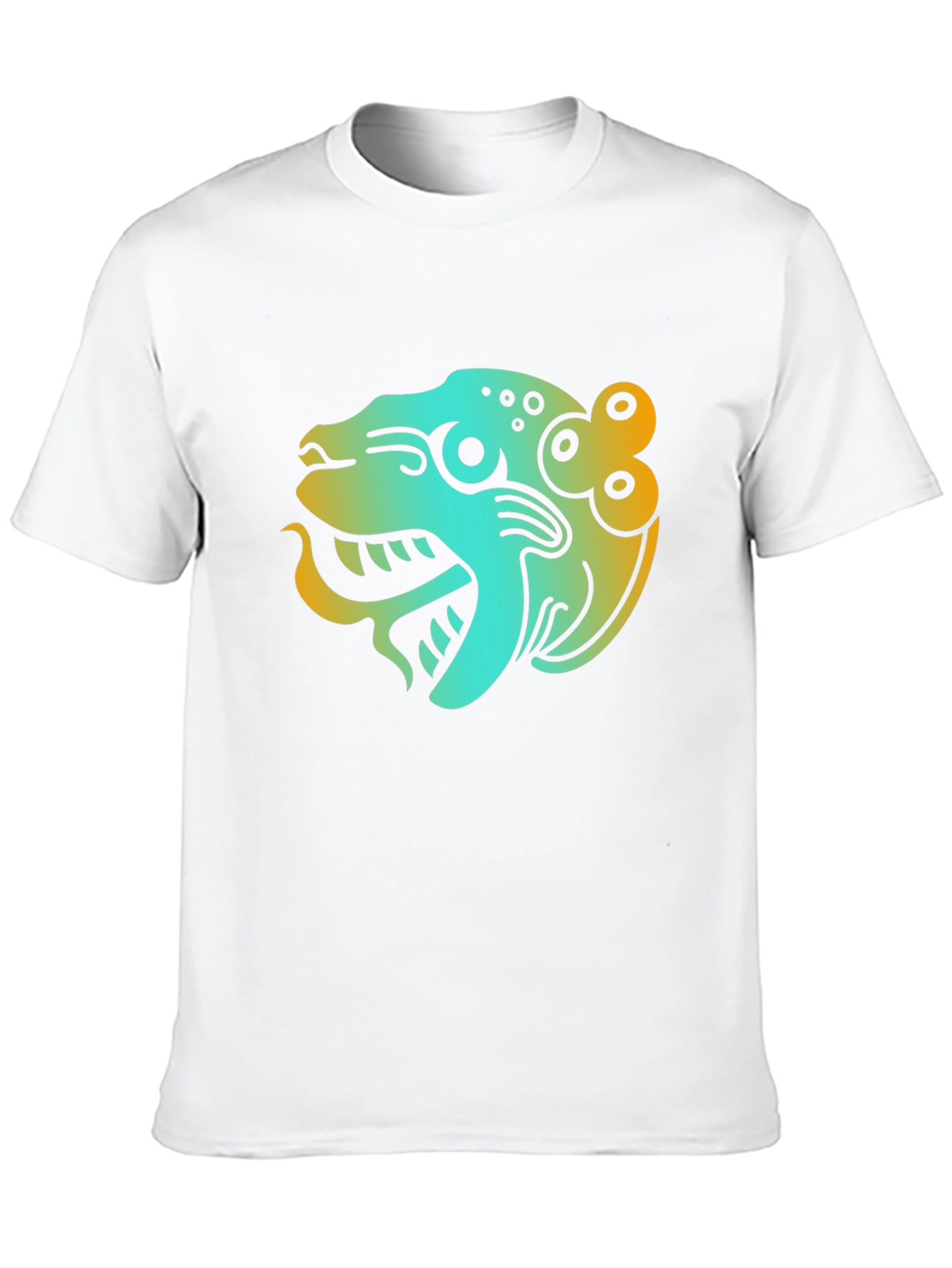 Aztec Jaguar Graphic Black T-Shirt