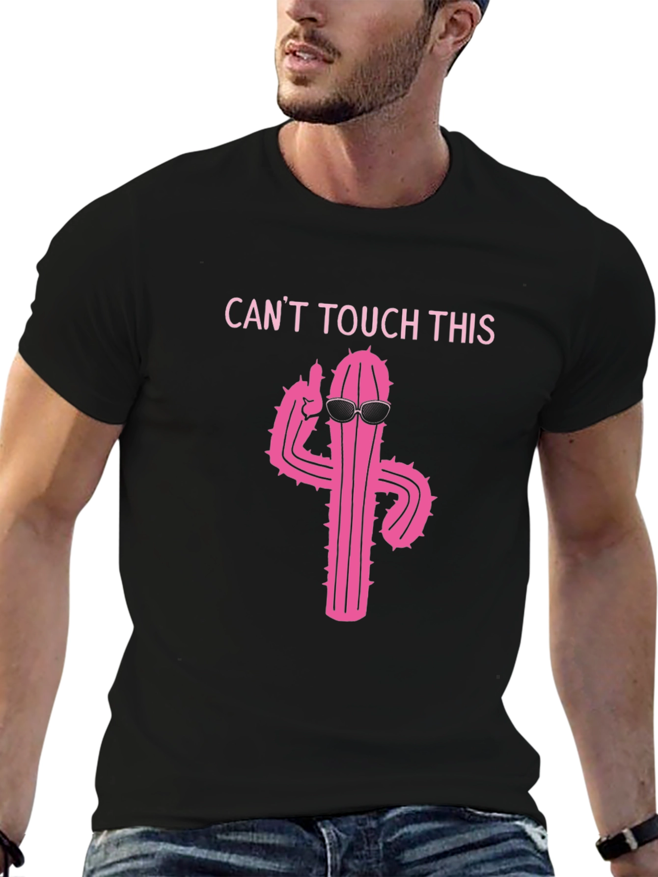 Funny Cactus Graphic T-Shirt