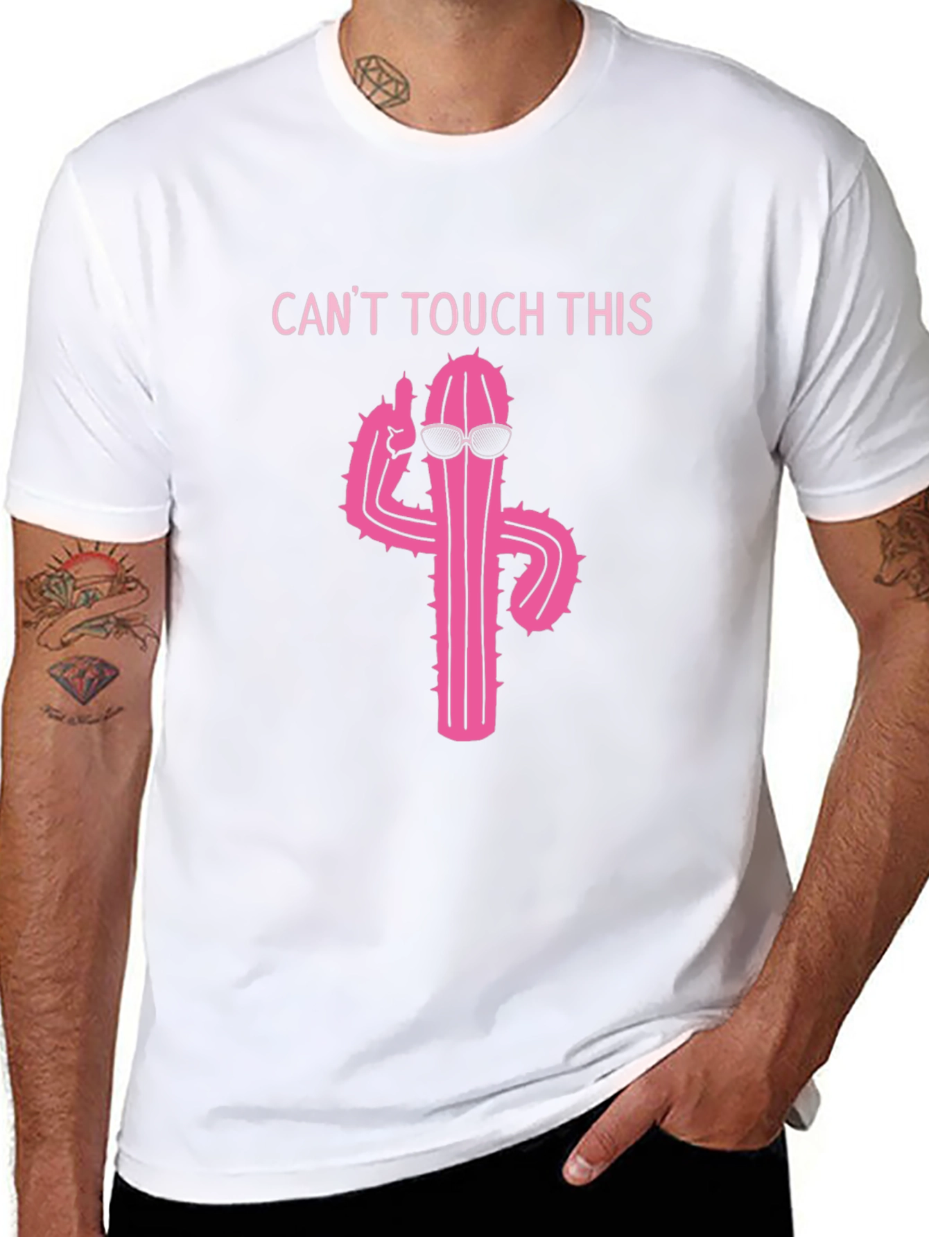 Funny Cactus Graphic T-Shirt