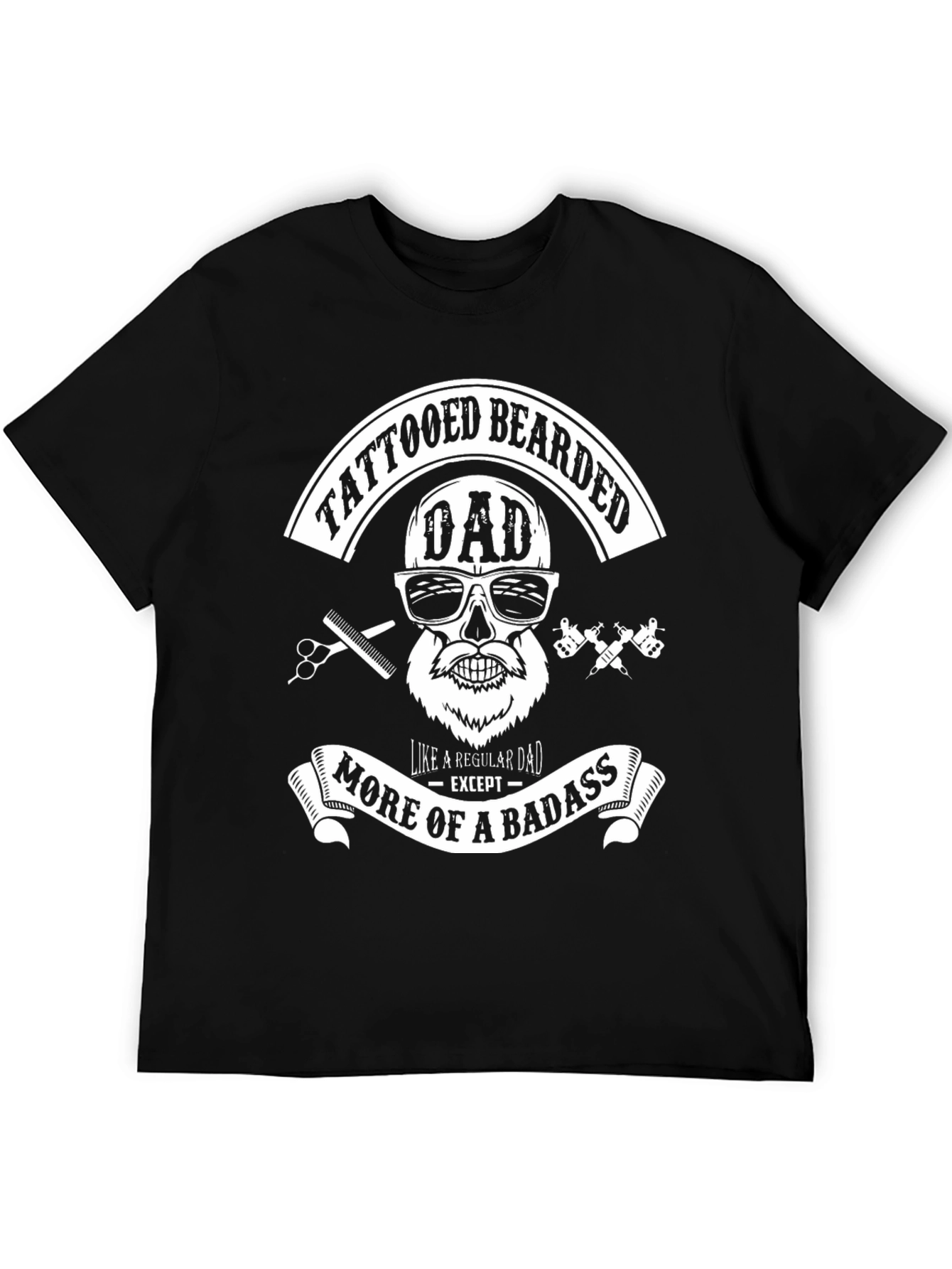 Tattooed Bearded Dad T-Shirt