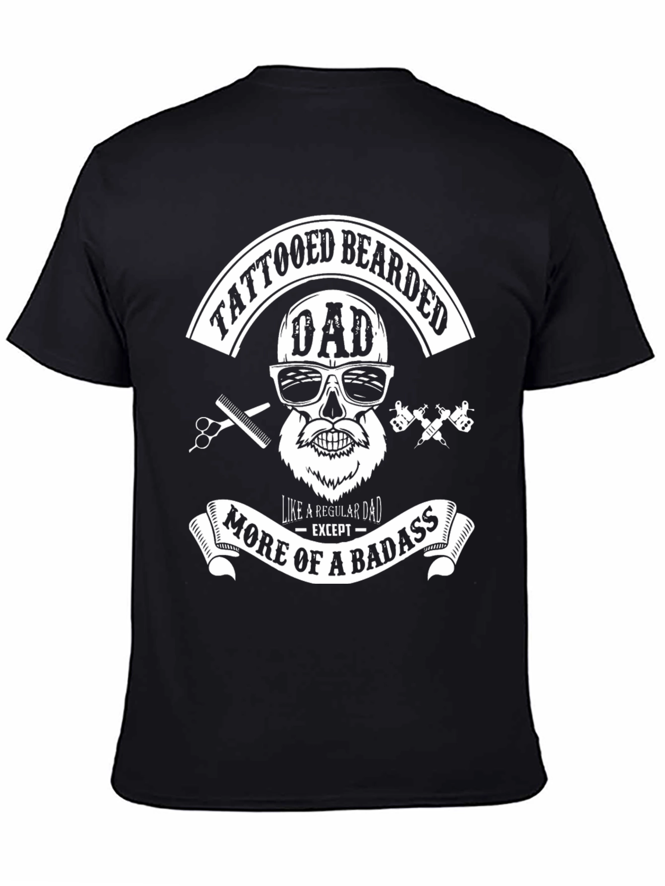 Tattooed Bearded Dad T-Shirt