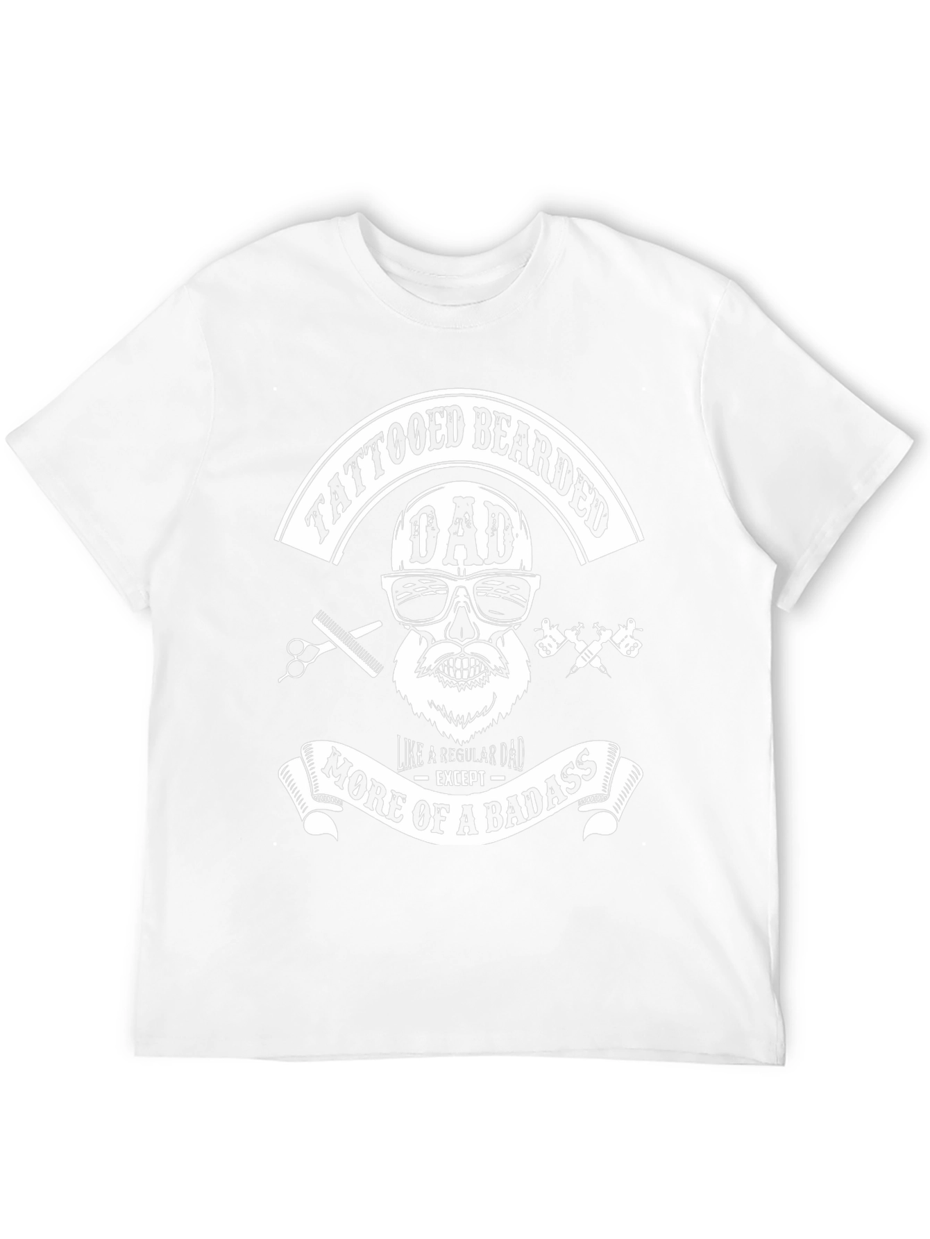 Tattooed Bearded Dad T-Shirt