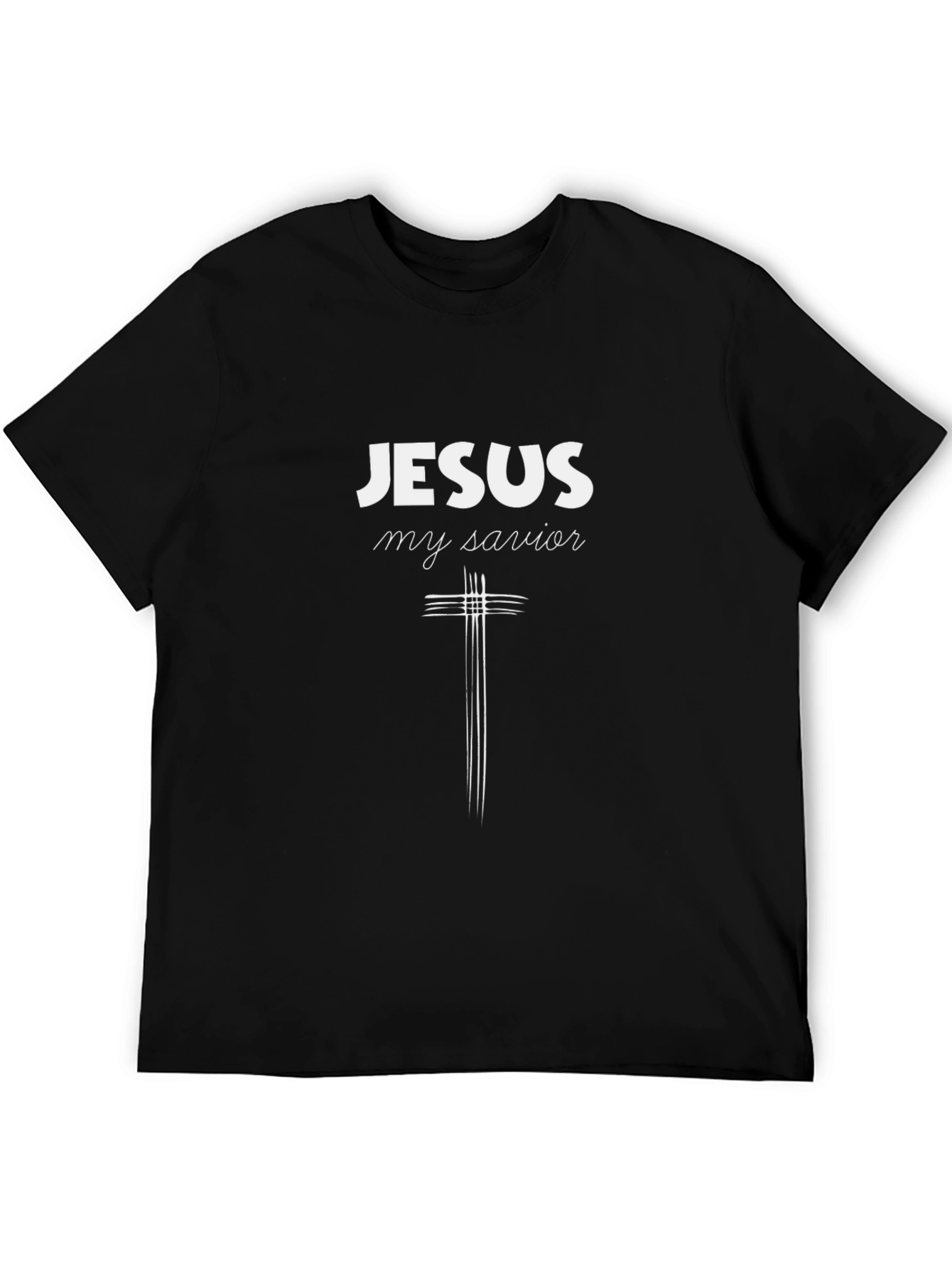 Jesus My Savior Black T-Shirt - Christian Apparel