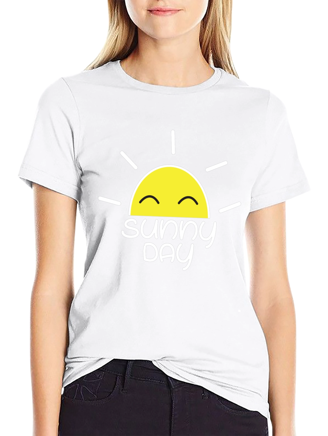 Sunny Day Graphic Tee - Black