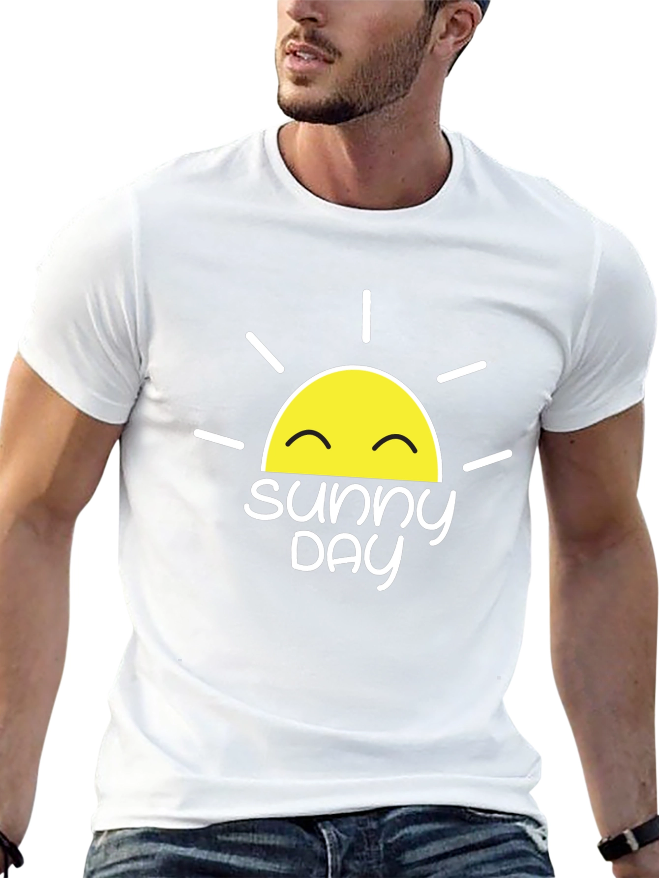 Sunny Day Graphic Tee - Black