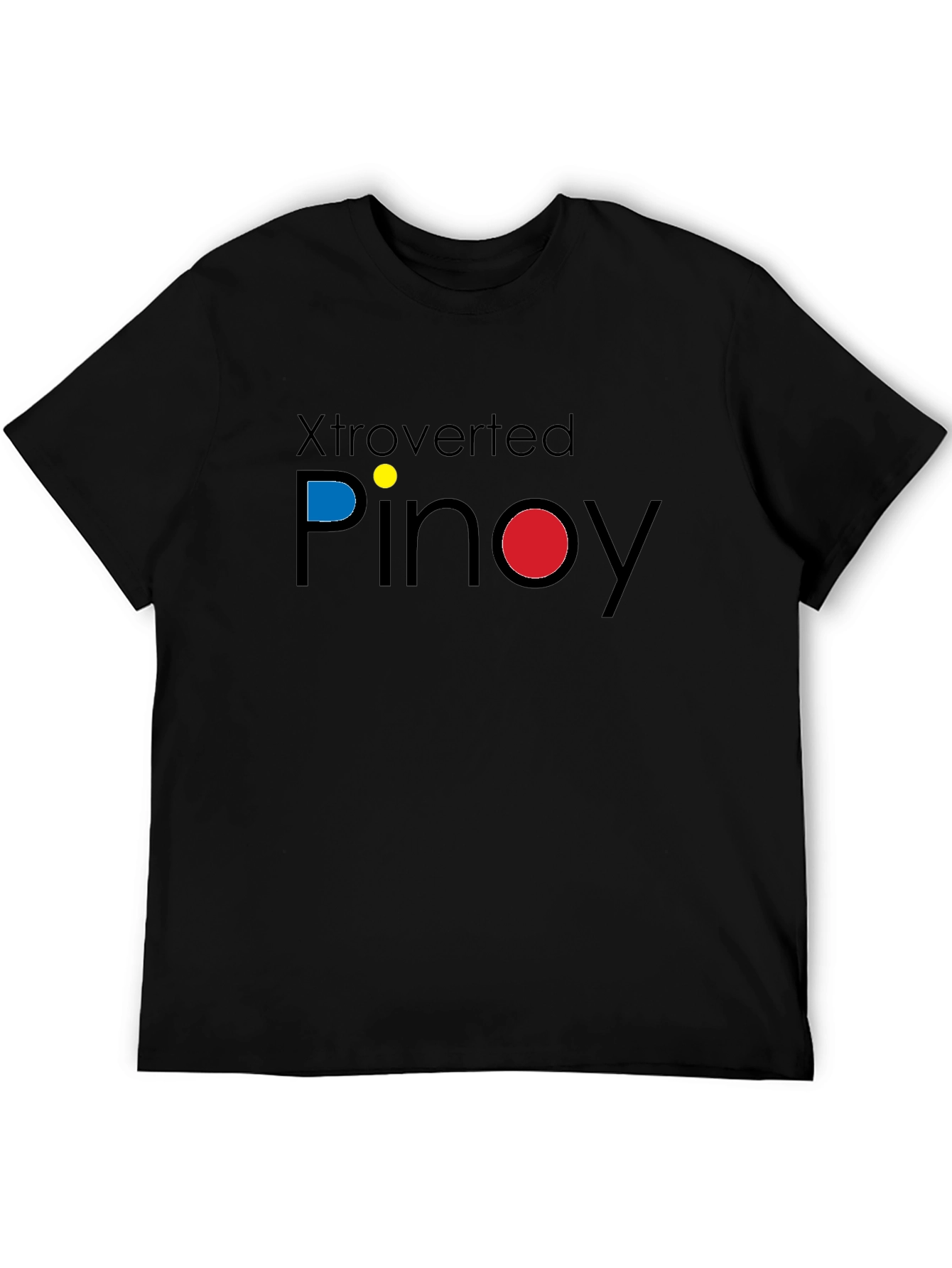 Xtroverted Pinoy Black T-Shirt - Philippines Pride