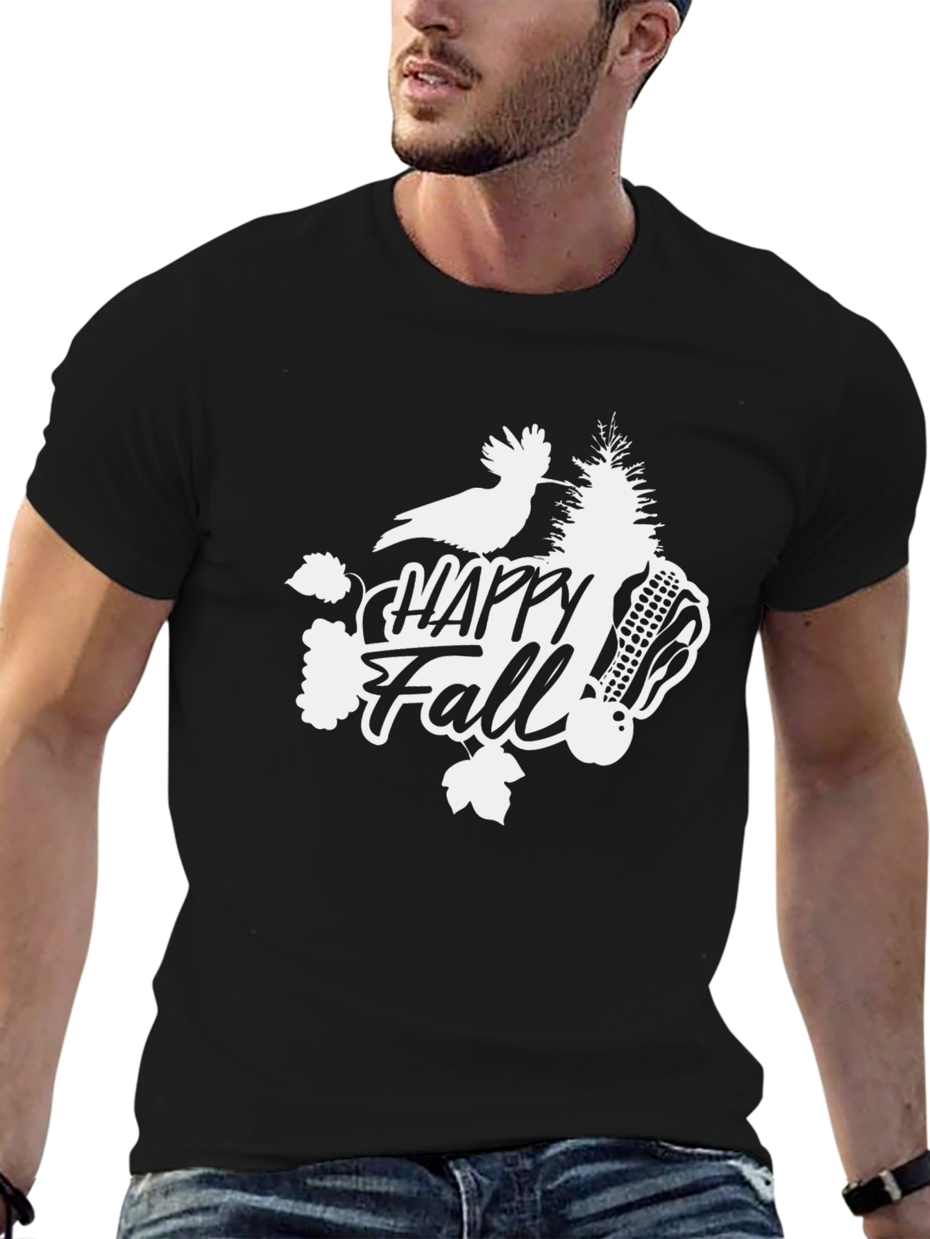 Happy Fall Graphic Tee - Unisex Soft Cotton T-Shirt