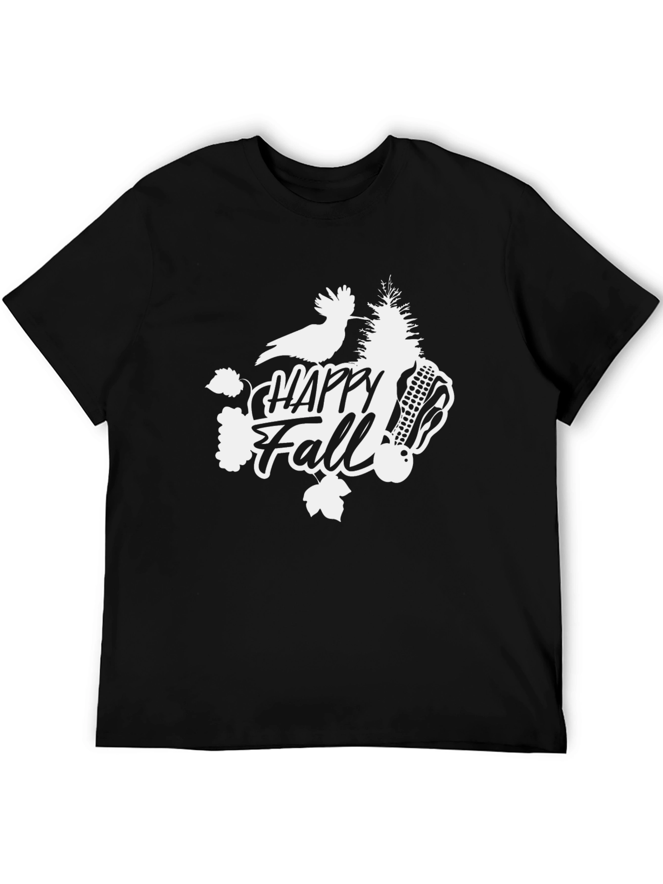 Happy Fall Graphic Tee - Unisex Soft Cotton T-Shirt