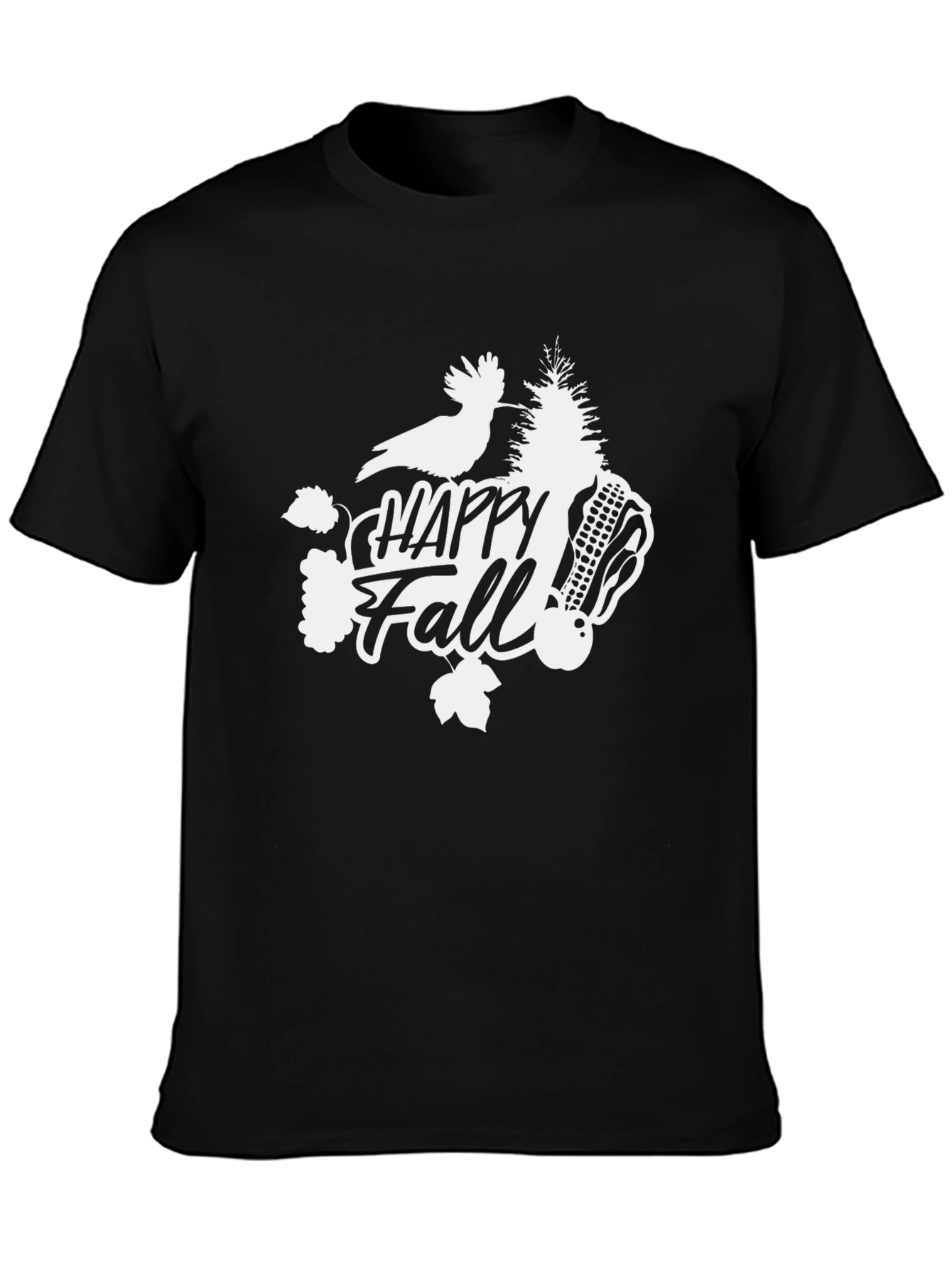 Happy Fall Graphic Tee - Unisex Soft Cotton T-Shirt