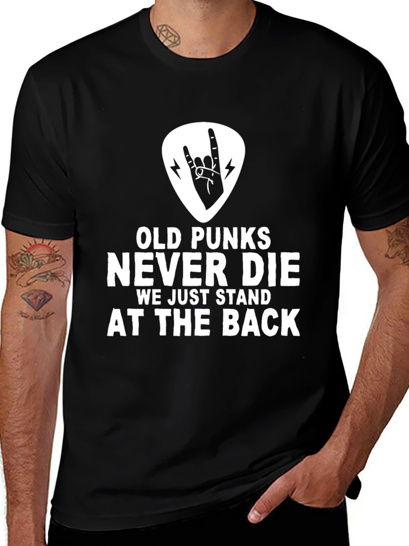 Old Punks Never Die Graphic T-Shirt