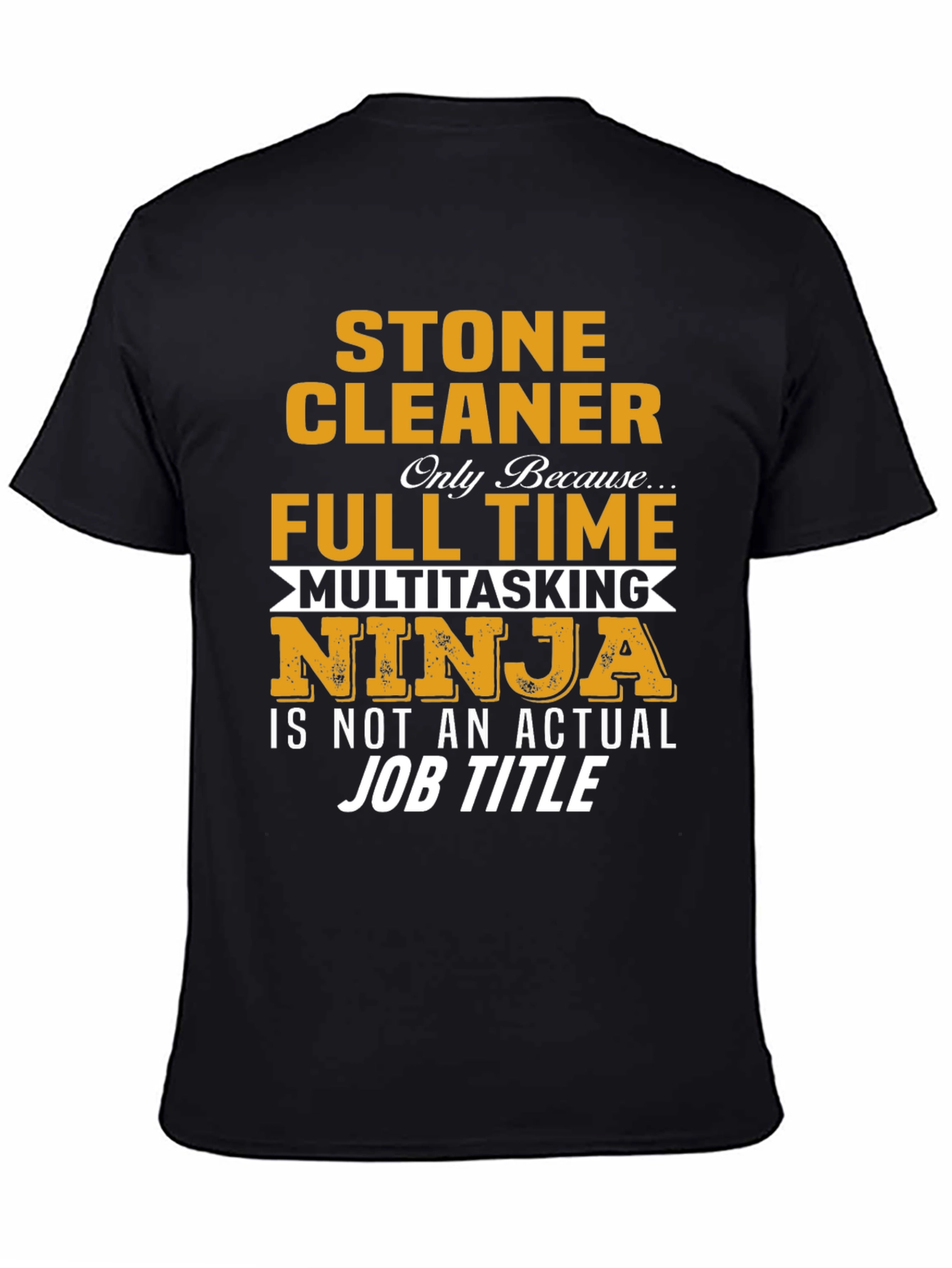 Stone Cleaner Multitasking Ninja Graphic Tee
