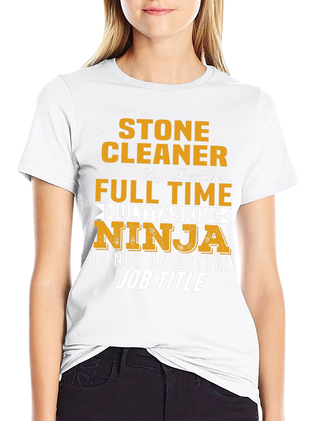 Stone Cleaner Multitasking Ninja Graphic Tee