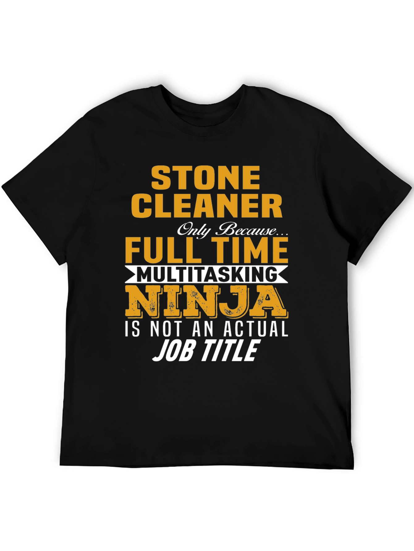 Stone Cleaner Multitasking Ninja Graphic Tee