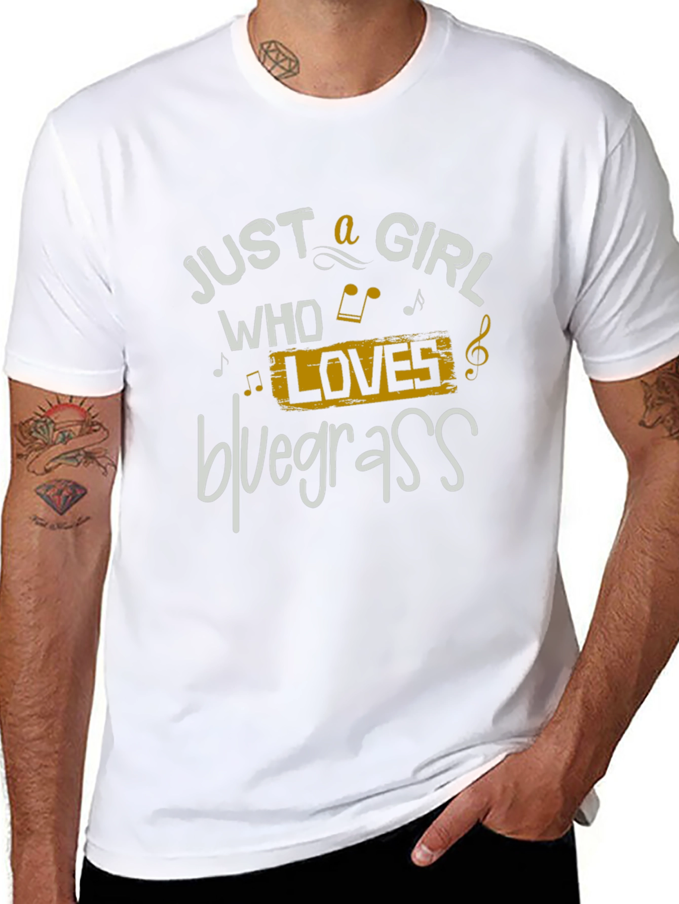 Just a Girl Who Loves Bluegrass T-Shirt