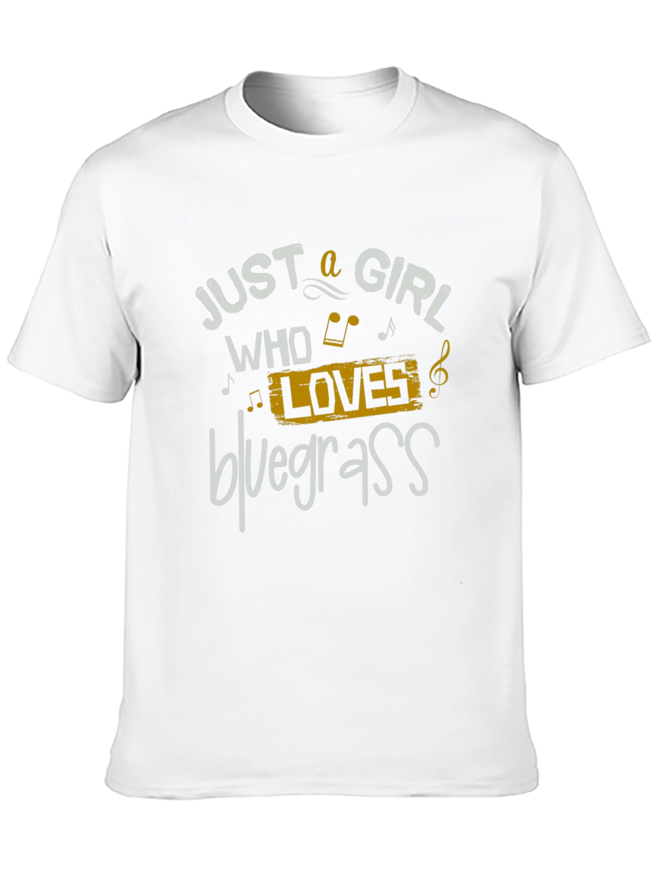 Just a Girl Who Loves Bluegrass T-Shirt