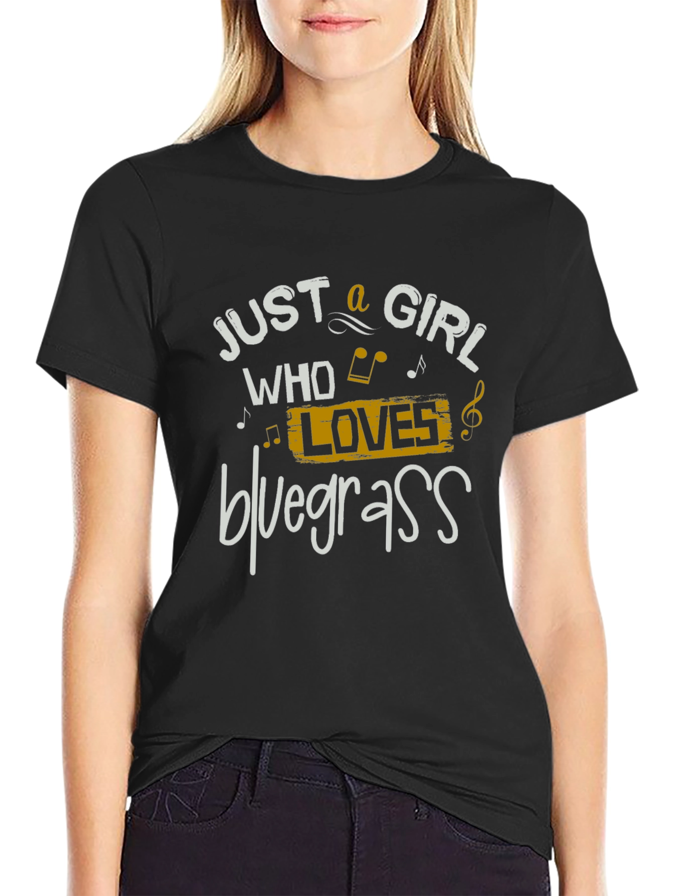 Just a Girl Who Loves Bluegrass T-Shirt