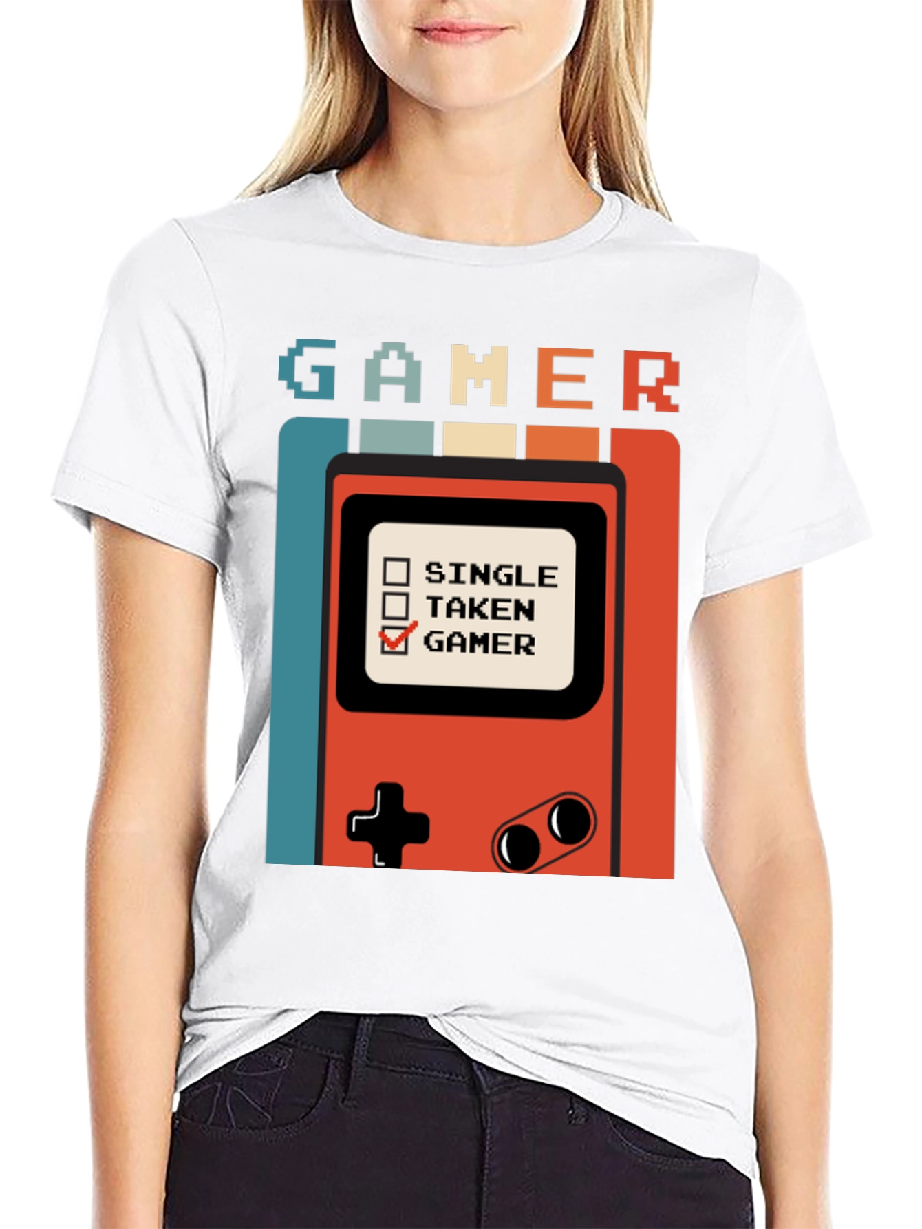 Gamer T-Shirt Retro Console Design