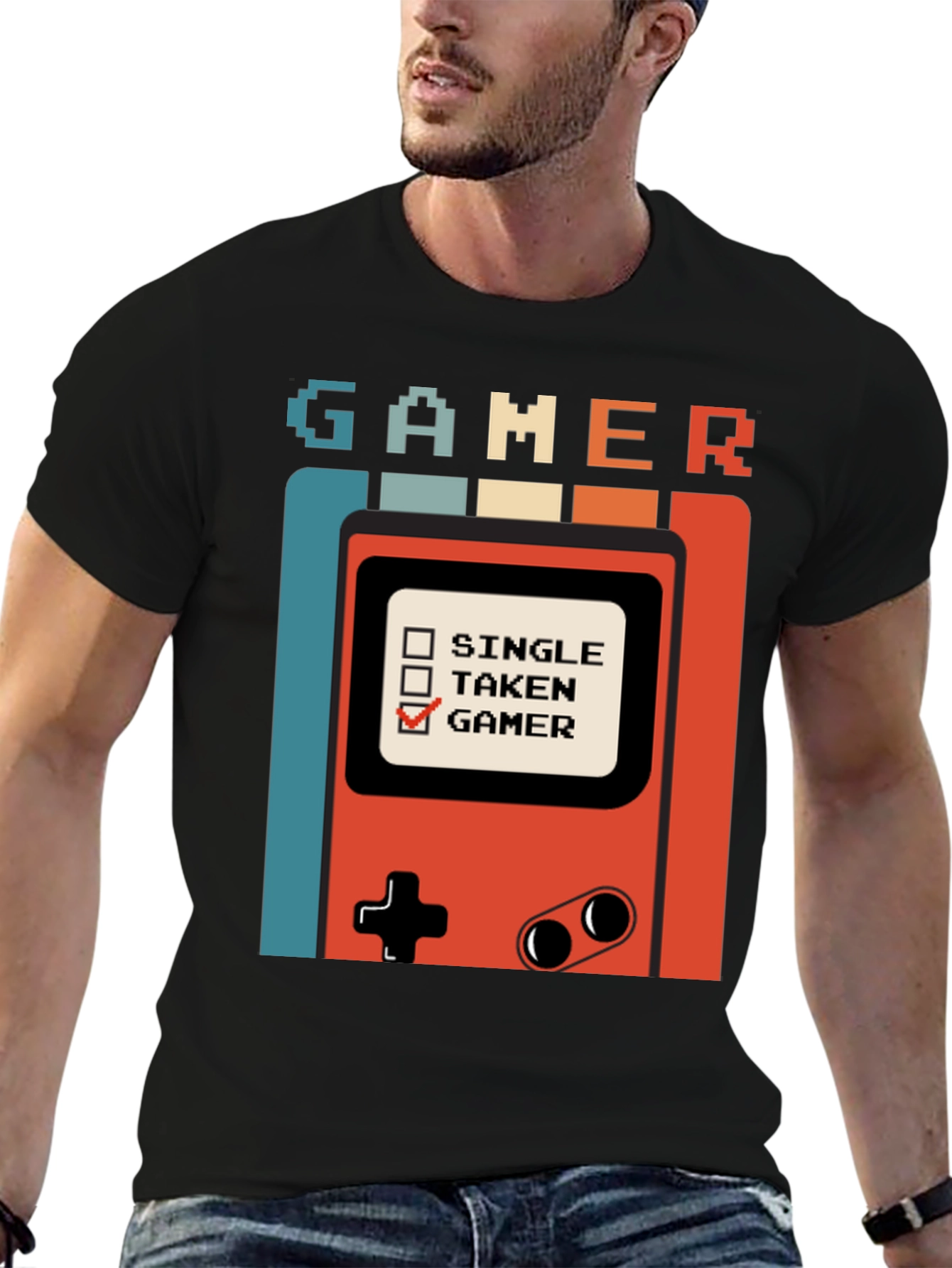 Gamer T-Shirt Retro Console Design