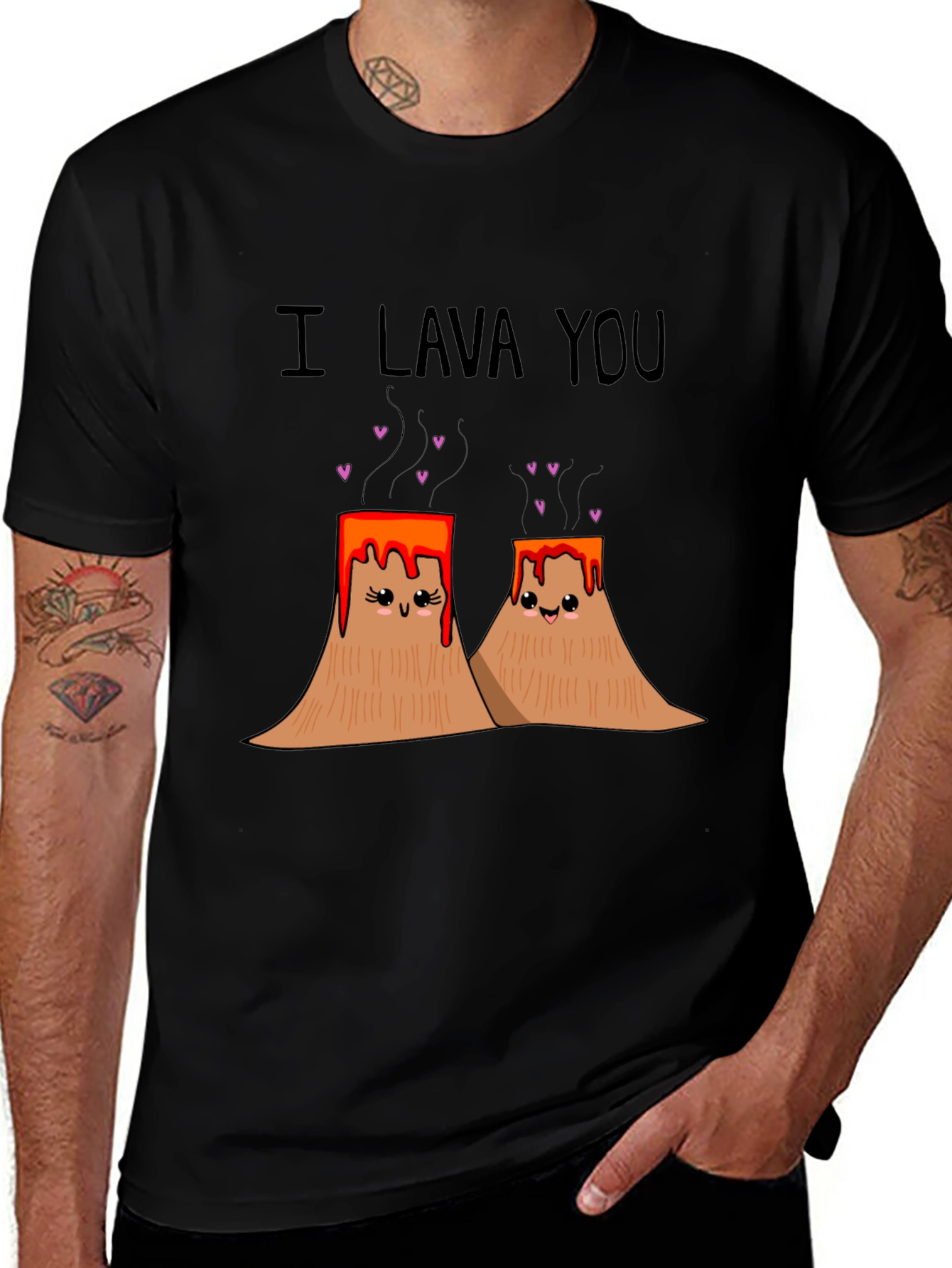 I Lava You T-Shirt Funny Volcano Love Tee