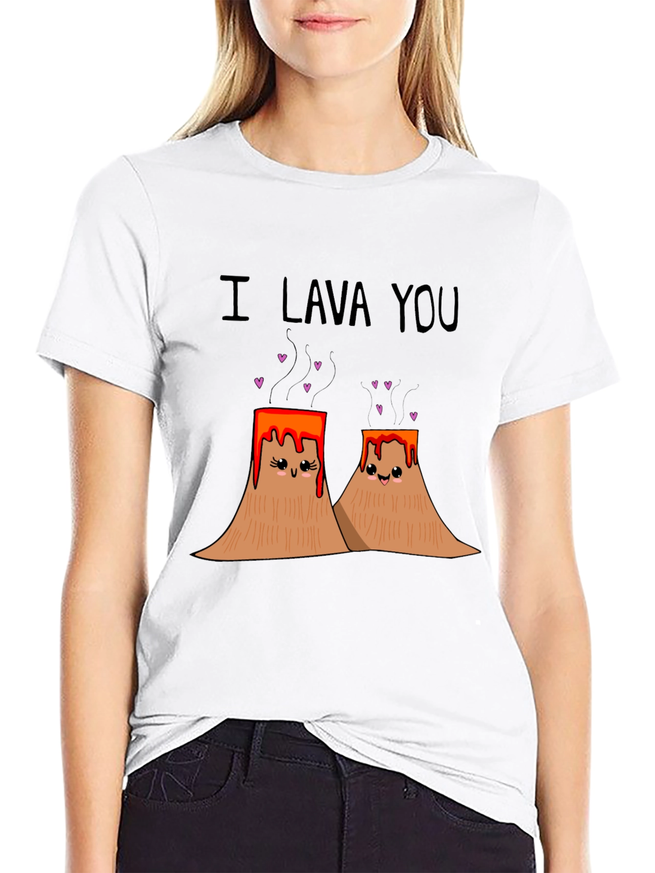 I Lava You T-Shirt Funny Volcano Love Tee
