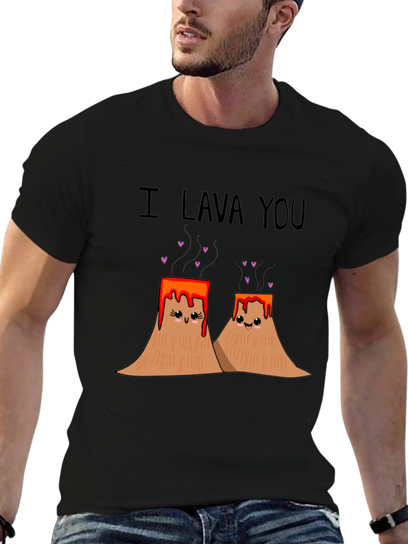 I Lava You T-Shirt Funny Volcano Love Tee