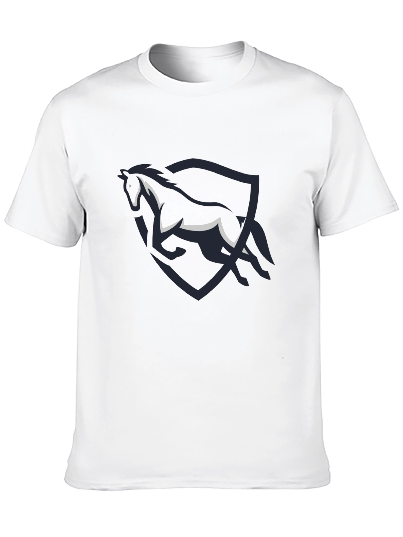 Black Horse Shield Graphic Tee