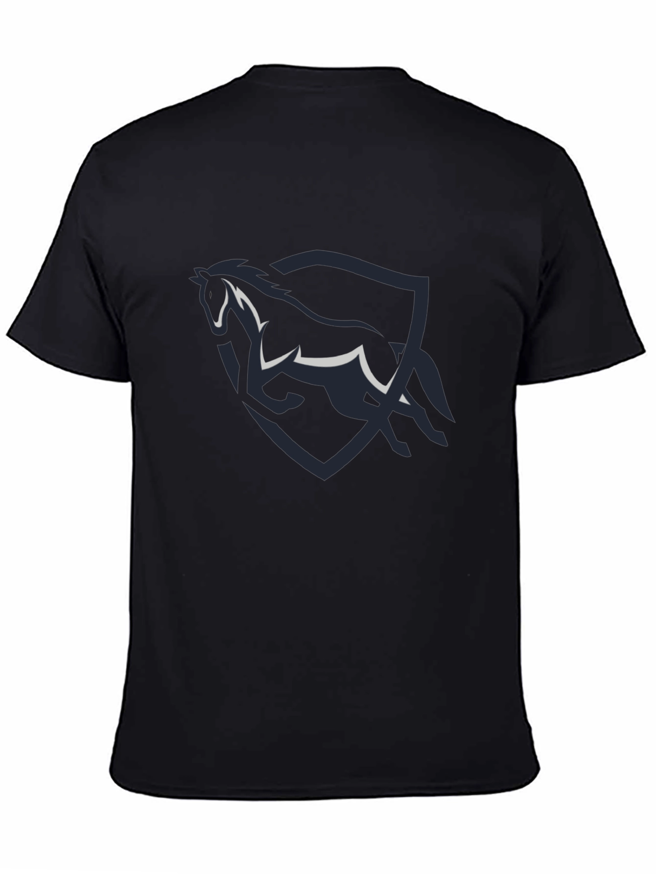 Black Horse Shield Graphic Tee