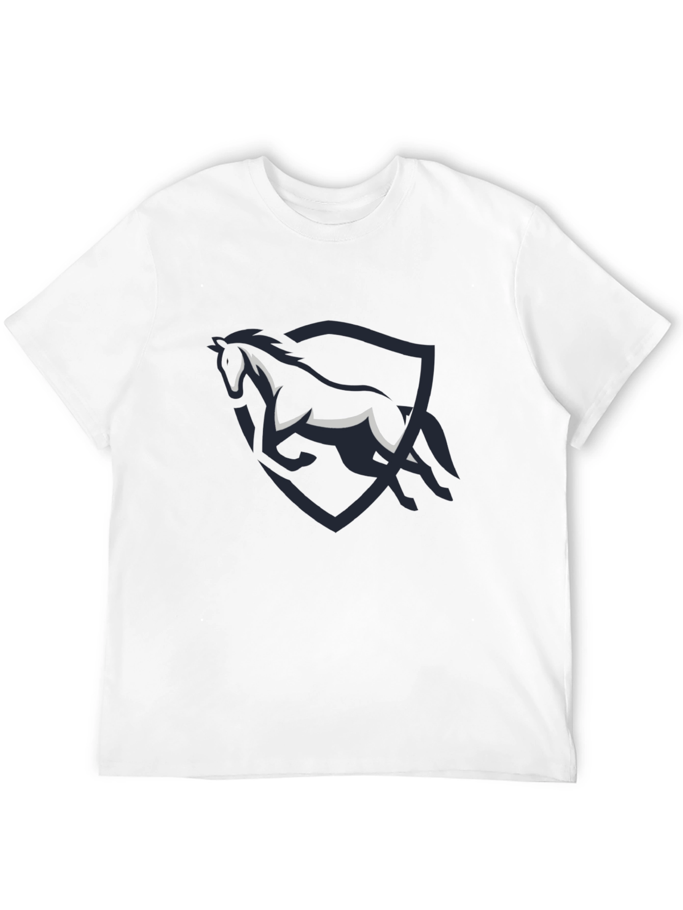 Black Horse Shield Graphic Tee