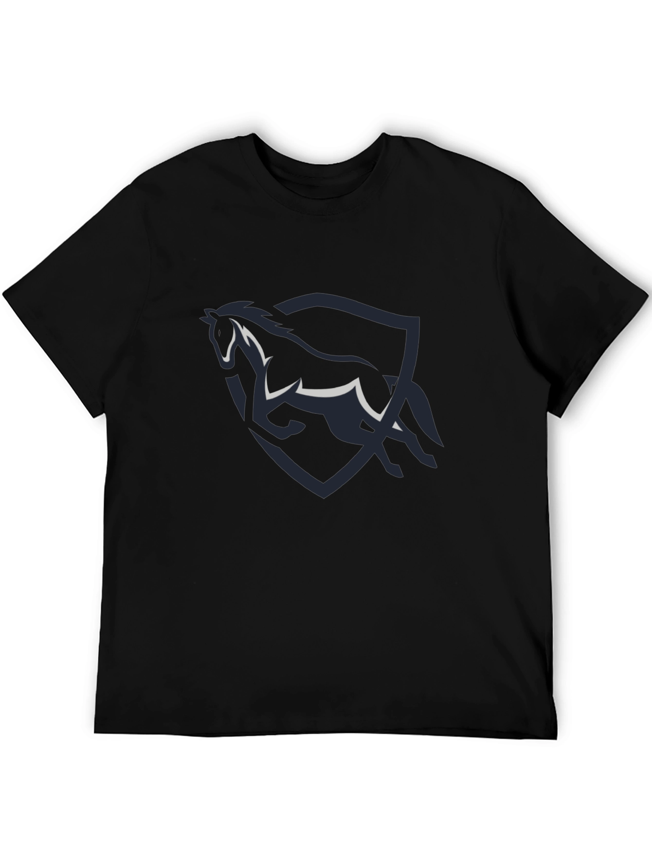 Black Horse Shield Graphic Tee